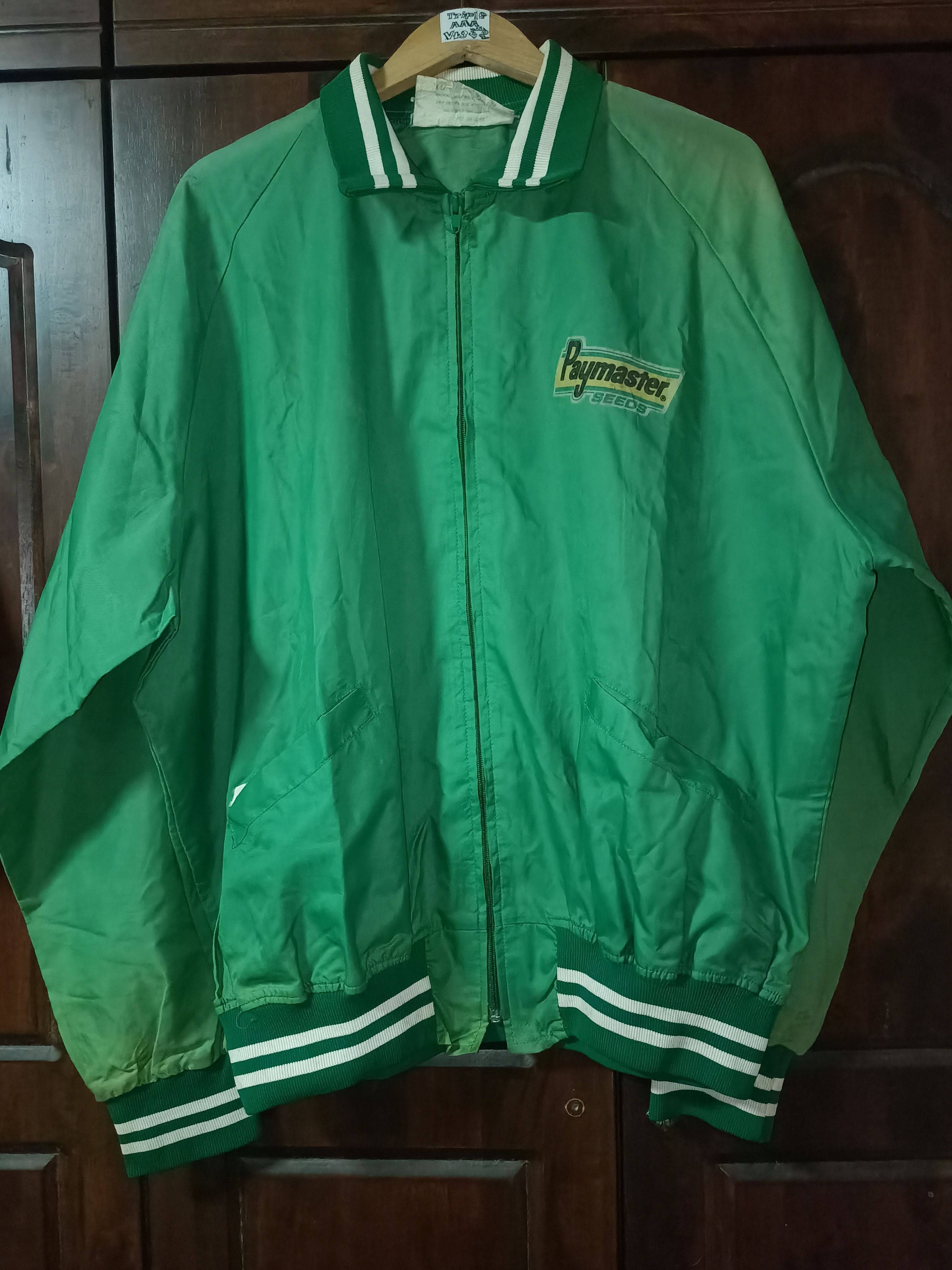 Vintage Vintage 80's Holloway by Paymaster Green Light Men Jacket Size US XL / EU 56 / 4 - 1 Thumbnail
