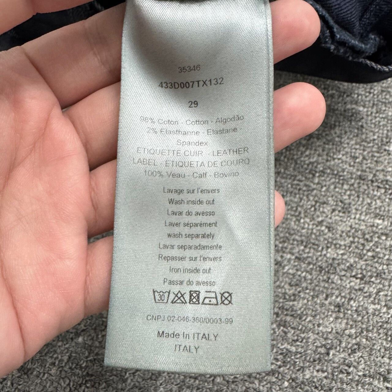 Dior Dior Paint Splash Denim Jeans. Size US 29 - 4 Thumbnail