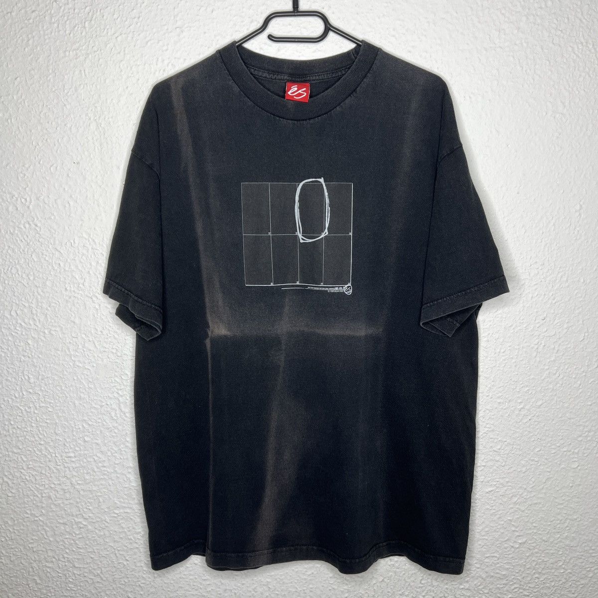 Vintage × eS Es Sunfaded Clark Distressed Tee Tshirt 2003 Retro Drill Y2K Size US L / EU 52-54 / 3 - 1 Thumbnail