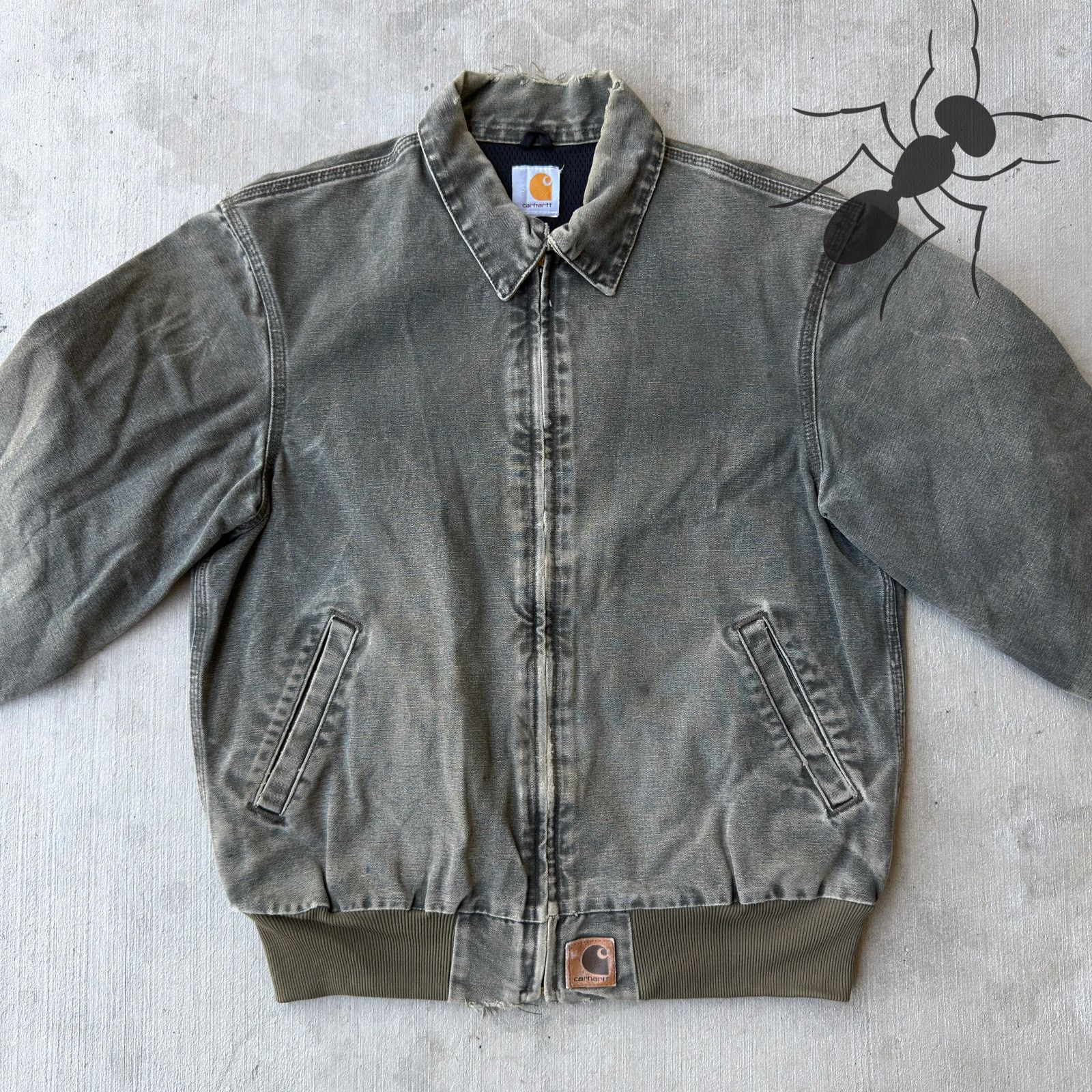 Carhartt × Vintage Carhartt green Santa Fe work wear jacket Size US M / EU 48-50 / 2 - 3 Thumbnail