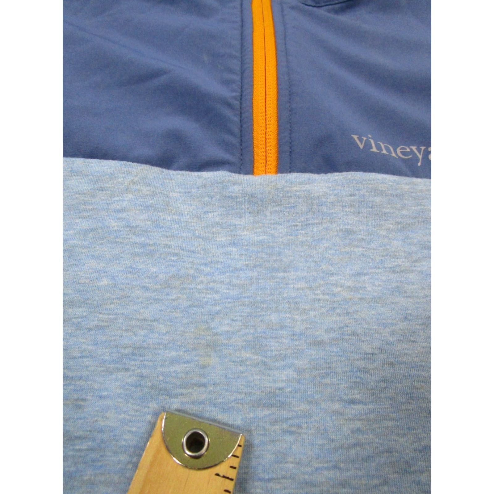 Vineyard Vines VINEYARD VINES Sweater Mens Small Blue Golf Pullover Mock Neck Long Sleeve Regular Logo Knit Pullover Mens Easy Care VINTAGE: No Size US S / EU 44-46 / 1 - 6 Thumbnail
