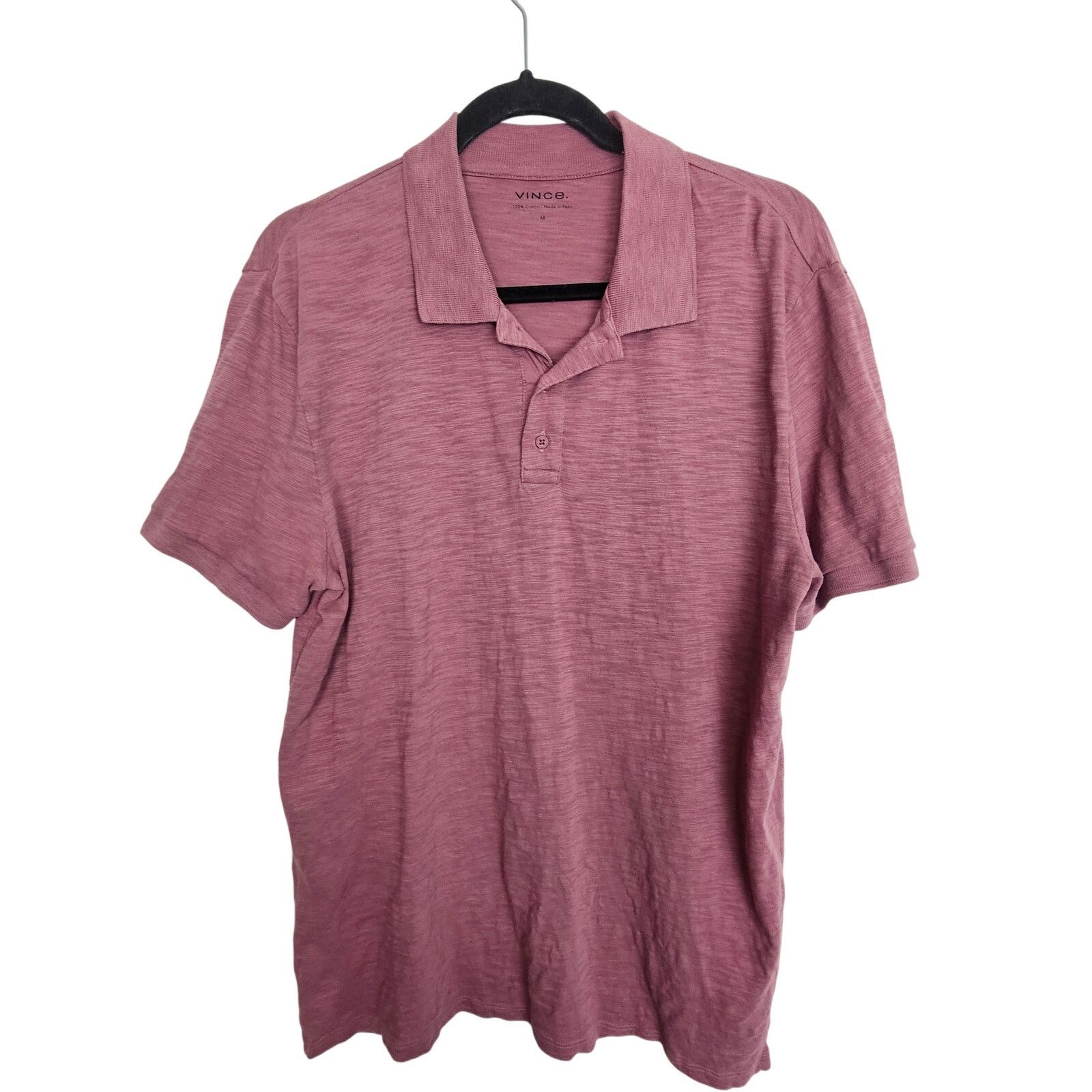 Vince Vince Mens Polo Shirt Size M Classic Preppy Designer Minimal Size US M / EU 48-50 / 2 - 1 Thumbnail