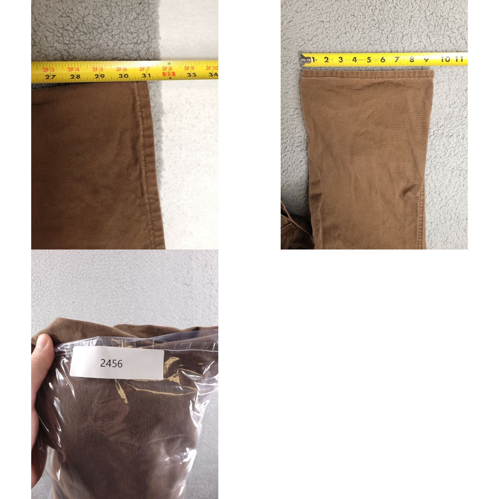Dickies Dickies Canvas Pants Mens 38x31 Relaxed Straight Brown Workwear Size US 38 / EU 54 - 8 Thumbnail