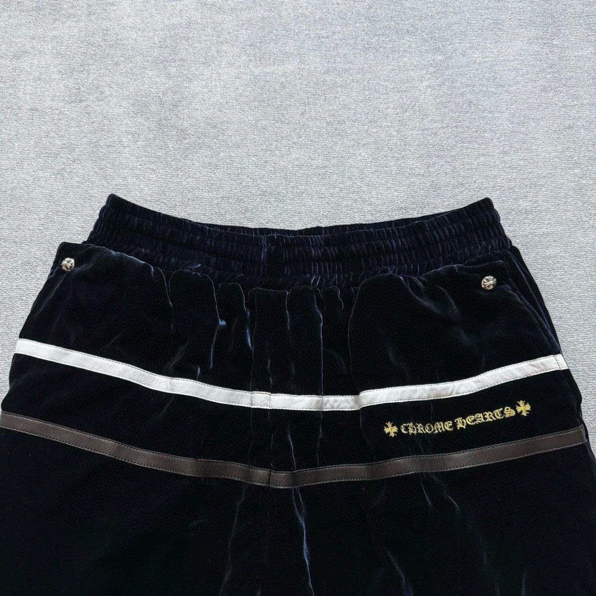 Chrome Hearts Chrome Hearts So it goes Navy Track pant Size L Size US 32 / EU 48 - 2 Thumbnail