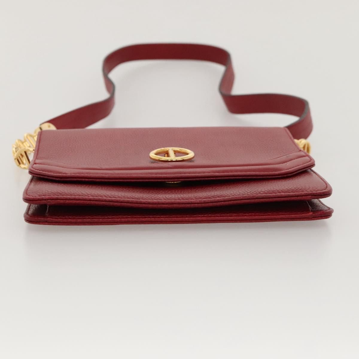 Dior DIOR Shoulder Bag Leather Gold Red Size ONE SIZE - 8 Thumbnail