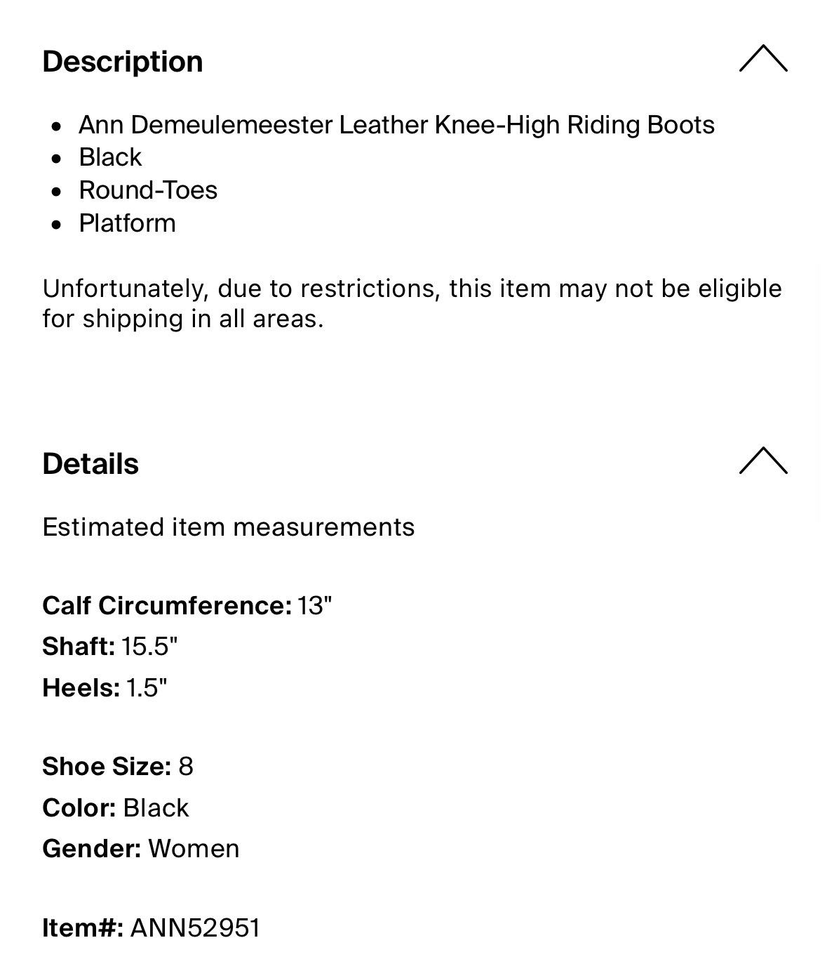 Ann Demeulemeester Ann Demeulemeester Leather Riding Boots Size US 8 / IT 38 - 6 Thumbnail