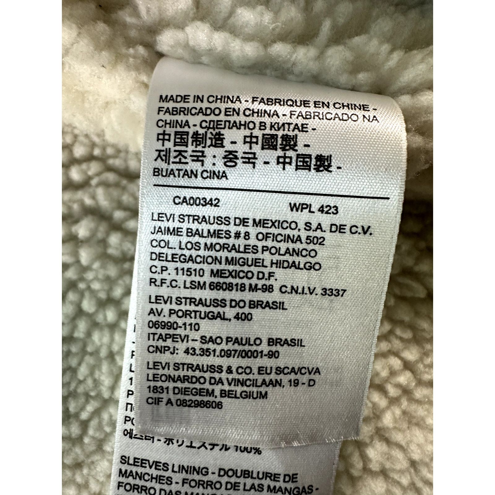 Levi's Levis Womens Med Boyfriend Jacket Plaid Flannel Sherpa Lined Size M / US 6-8 / IT 42-44 - 8 Thumbnail