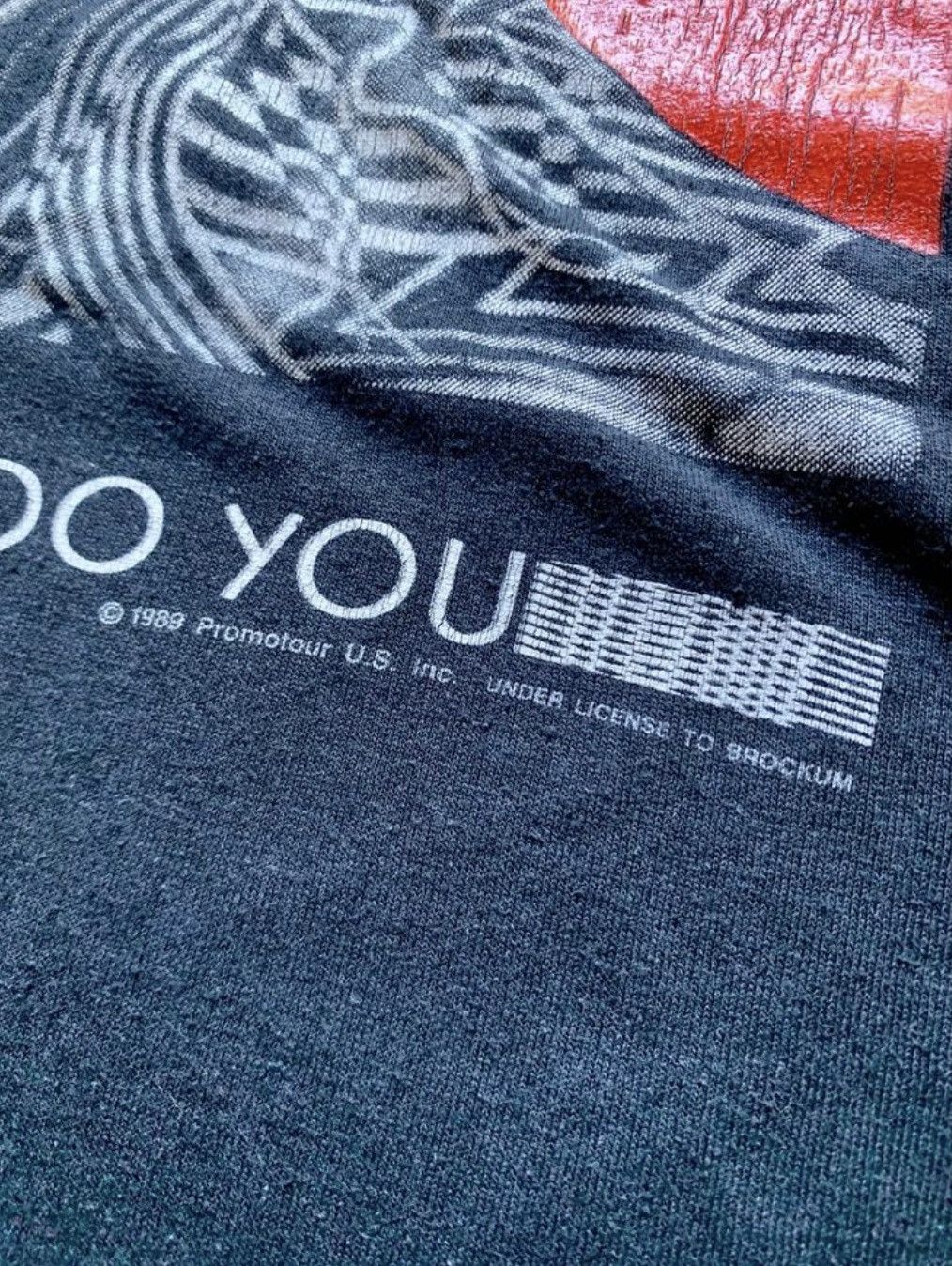 Band Tees × Vintage 1989 Single Stitch Tattoo You Tour T-Shirt Size L / US 10 / IT 46 - 3 Thumbnail