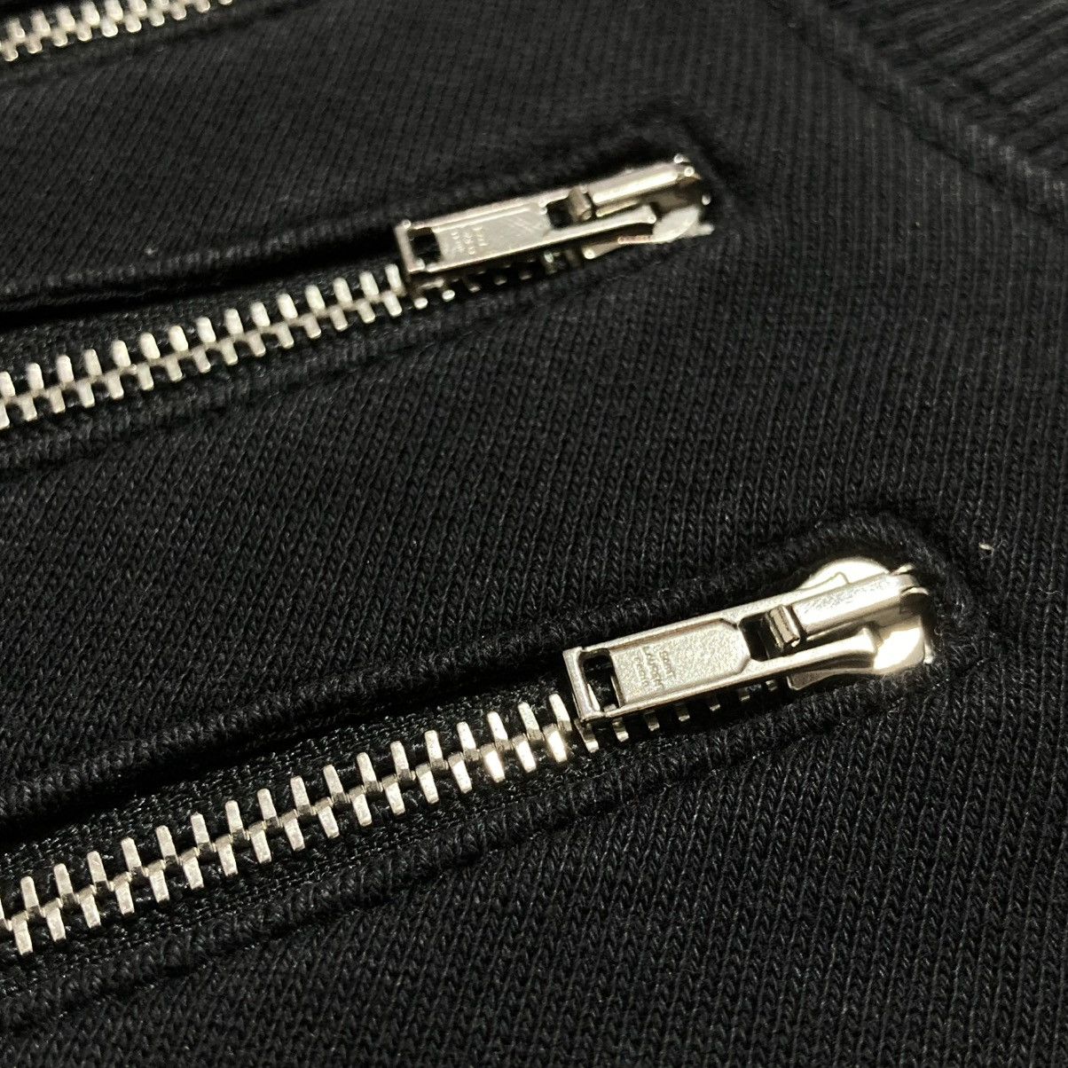 Saint Laurent Paris FW15 Saint Laurent Paris Hedi Slimane 5 Zip Sweatshirt Black Size US M / EU 48-50 / 2 - 7 Thumbnail