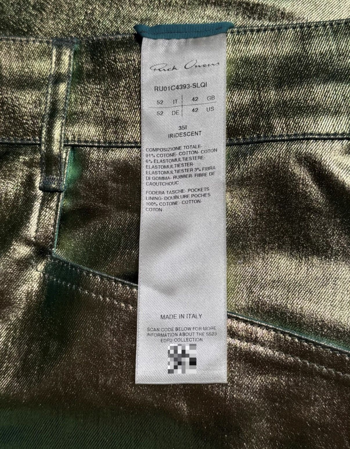 Rick Owens Rick Owens Laser-Cut Trousers Size US 36 / EU 52 - 3 Thumbnail