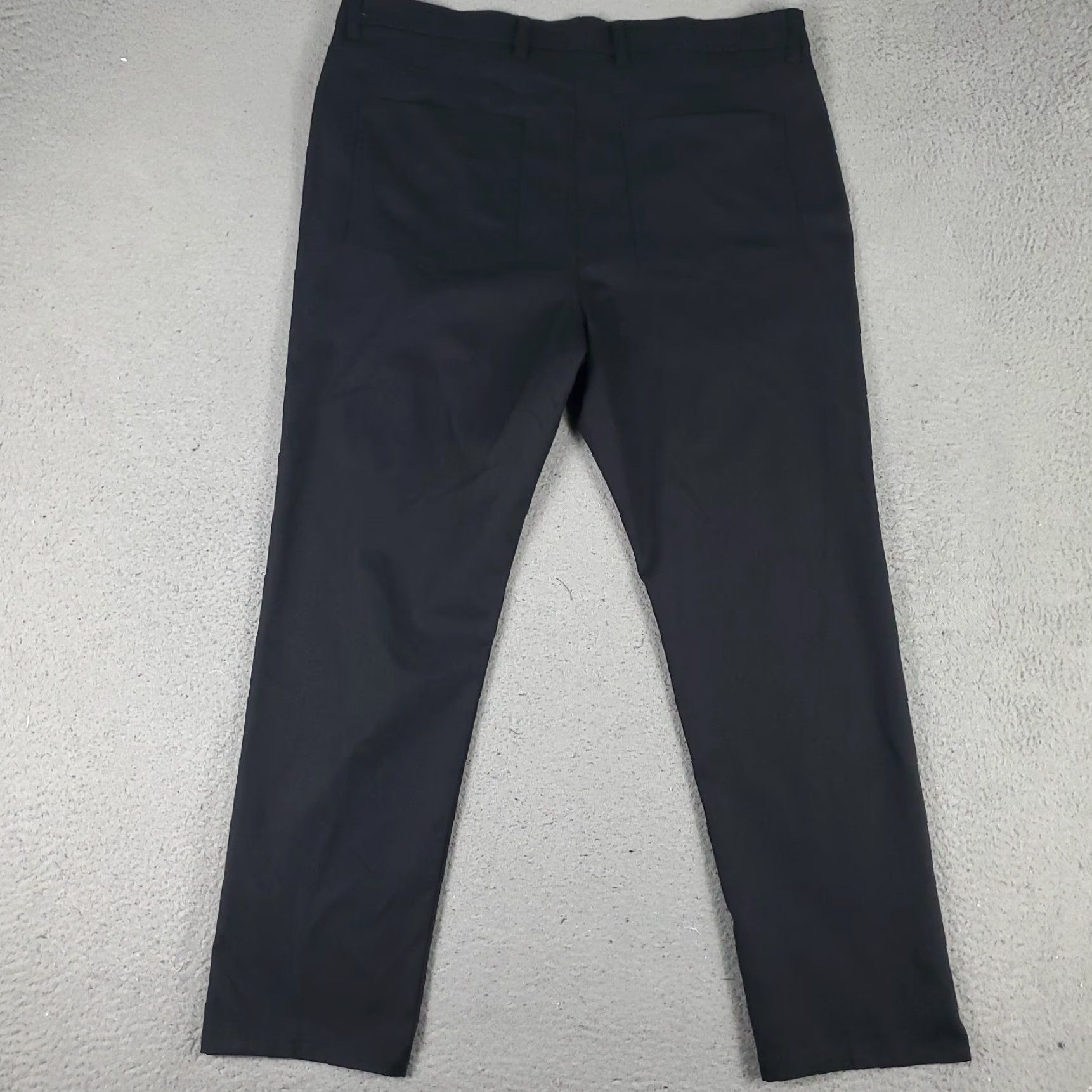 Callaway Callaway Chino Pants Mens 36x30 Black Flat Front Casual Trousers Size US 36 / EU 52 - 7 Thumbnail