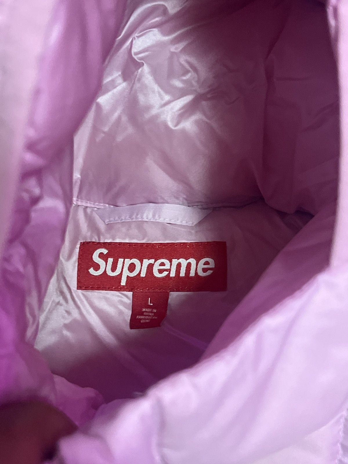 Supreme Supreme Micro Down Half Zip Hooded Pullover Light Pink FW25 Size US L / EU 52-54 / 3 - 3 Thumbnail