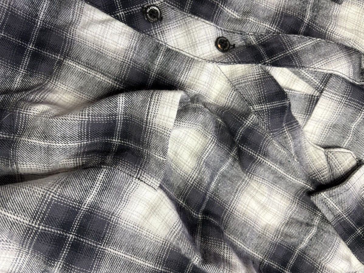 Vintage × Weatherproof Weatherproof Vintage Flannel Shirt Gray Black Plaid, Size XL Size XL / US 12-14 / IT 48-50 - 6 Thumbnail