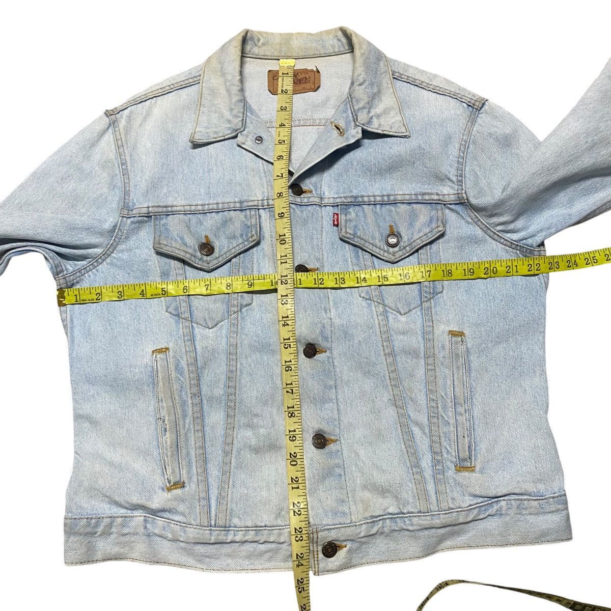 Levi's Vintage Levis 70506 Denim Trucker Jacket Distressed Faded Size US L / EU 52-54 / 3 - 14 Thumbnail