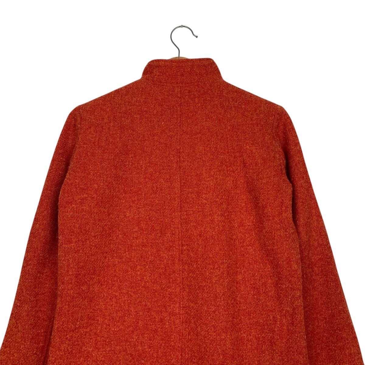 Harris Tweed Pret Pour Partir x Harris Tweed Wool Orange Coat Size XXS / US 00 / IT 34 - 8 Thumbnail