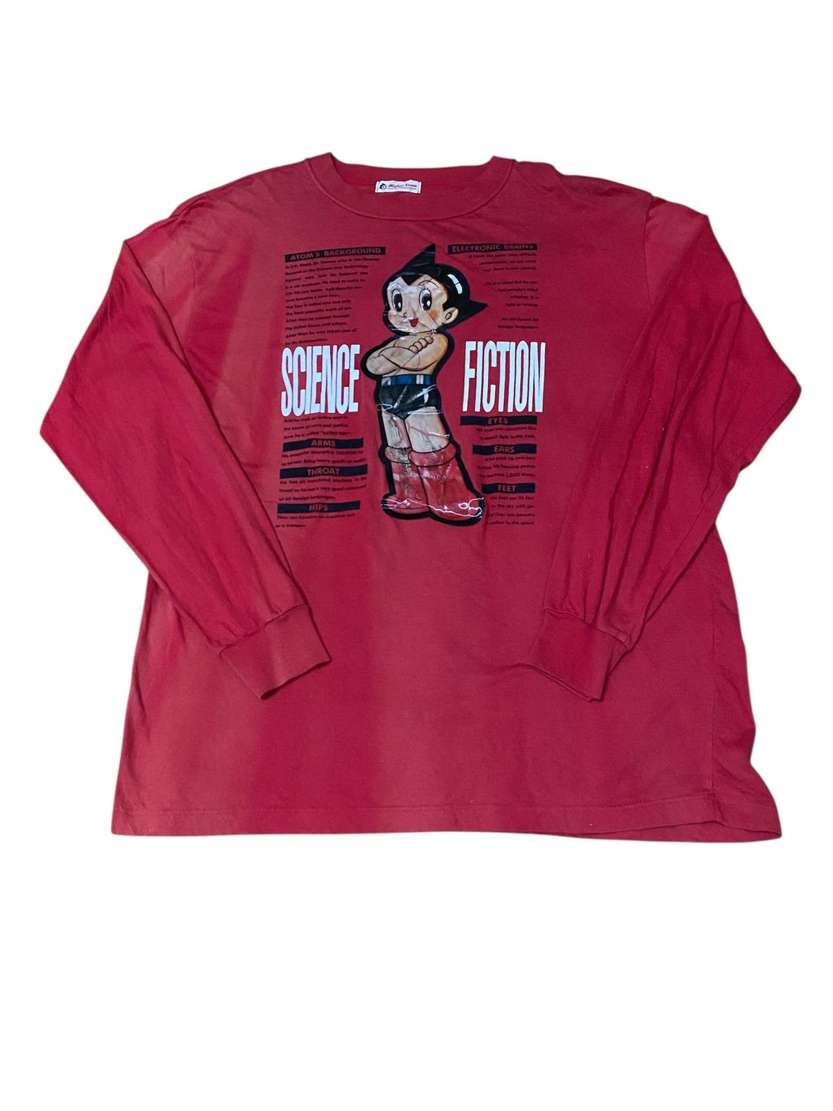 Anime Astro boy Mighty Atom 3D Hologram Science Fiction L/S Shirt Size US M / EU 48-50 / 2 - 1 Thumbnail