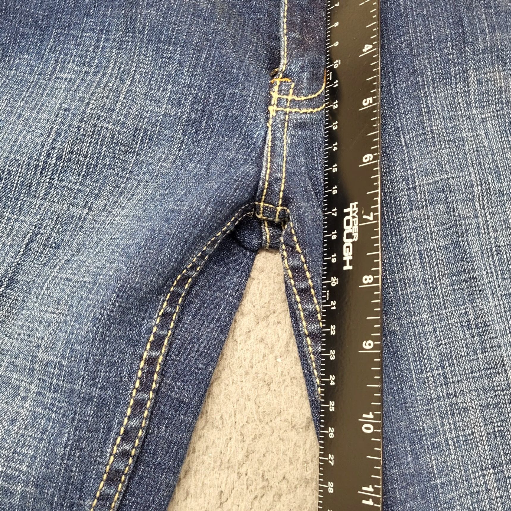Southpole Southpole Jeans Women Bootcut Dark Wash Low Rise Blue Cotton Blend Size 1 Regular 5-Pocket Logo Hip Hop 90s Compatible Denim Jeans Size 25" / US 0 / IT 36 - 5 Thumbnail