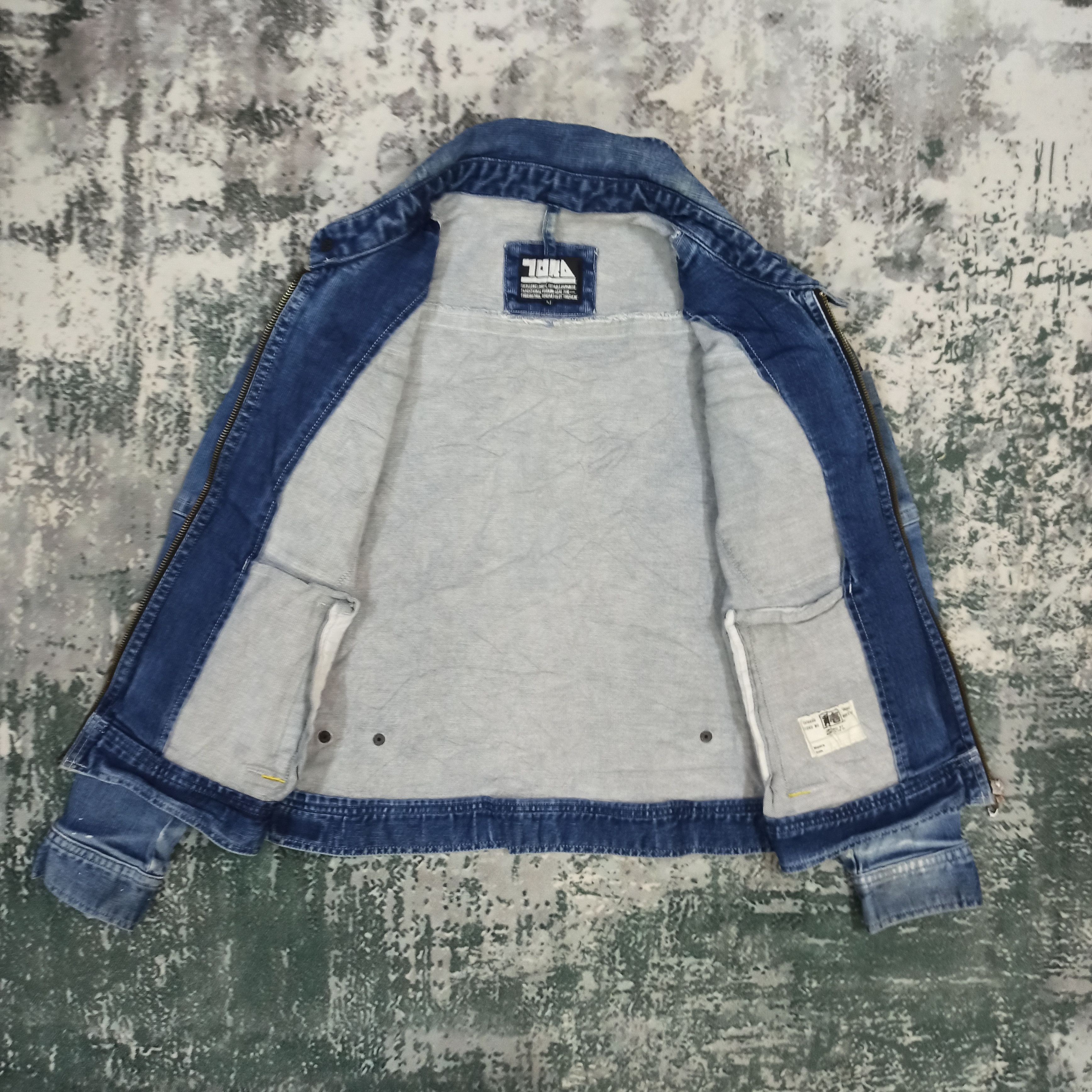 Japanese Brand 🔥Rare🔥 TORA Jacket Jeans Worker Japanese Brand Distressed Size US M / EU 48-50 / 2 - 11 Thumbnail