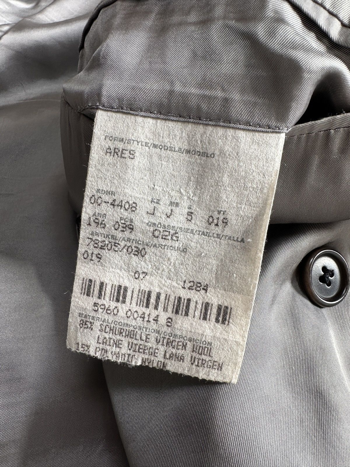Hugo Boss HUGO BOSS Vintage Ared Double-Breasted Wool Blazer Jacket Size 42R - 12 Thumbnail