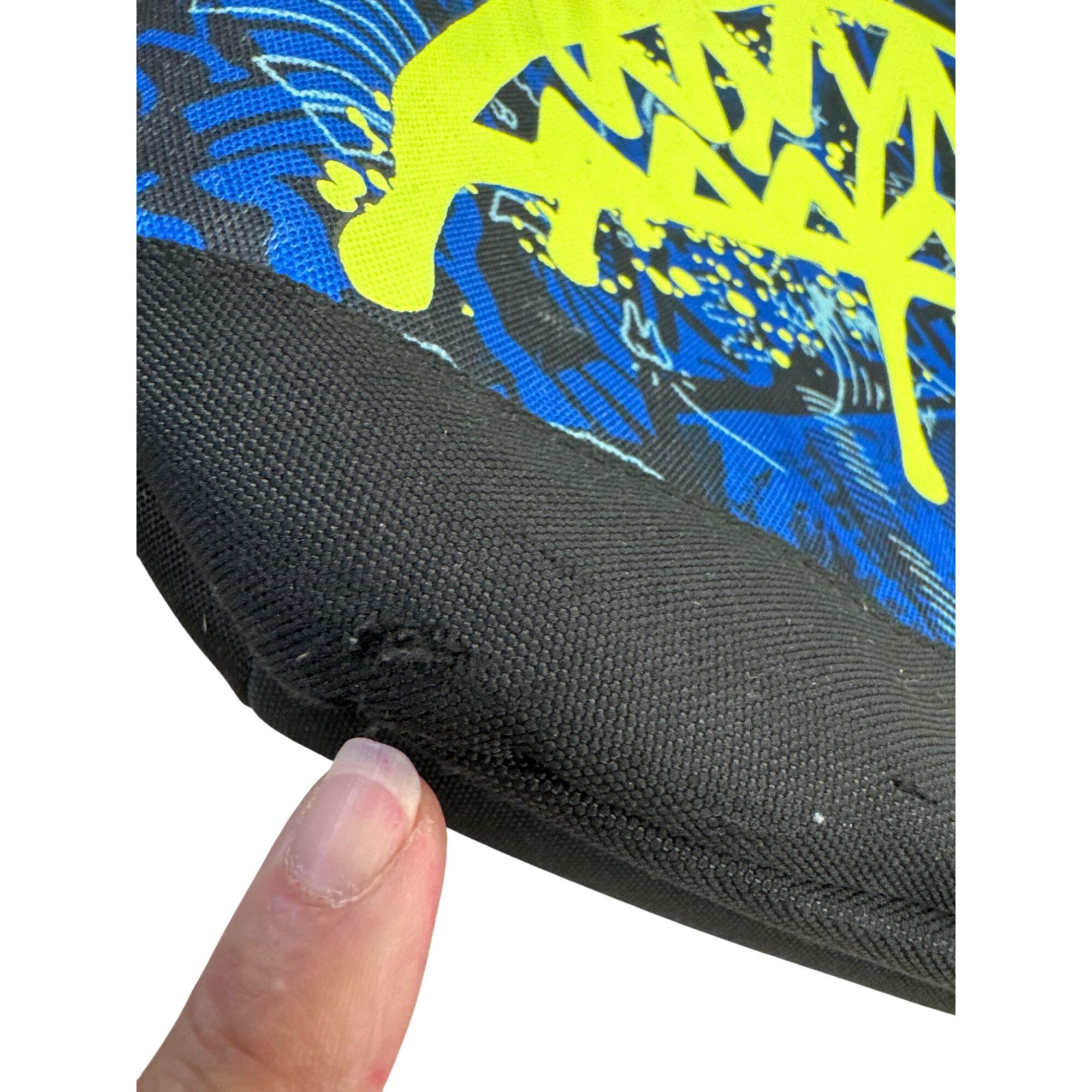 Hurley Hurley Blue & Yellow Graffiti Backpack With Adjustable Strap Size ONE SIZE - 2 Thumbnail