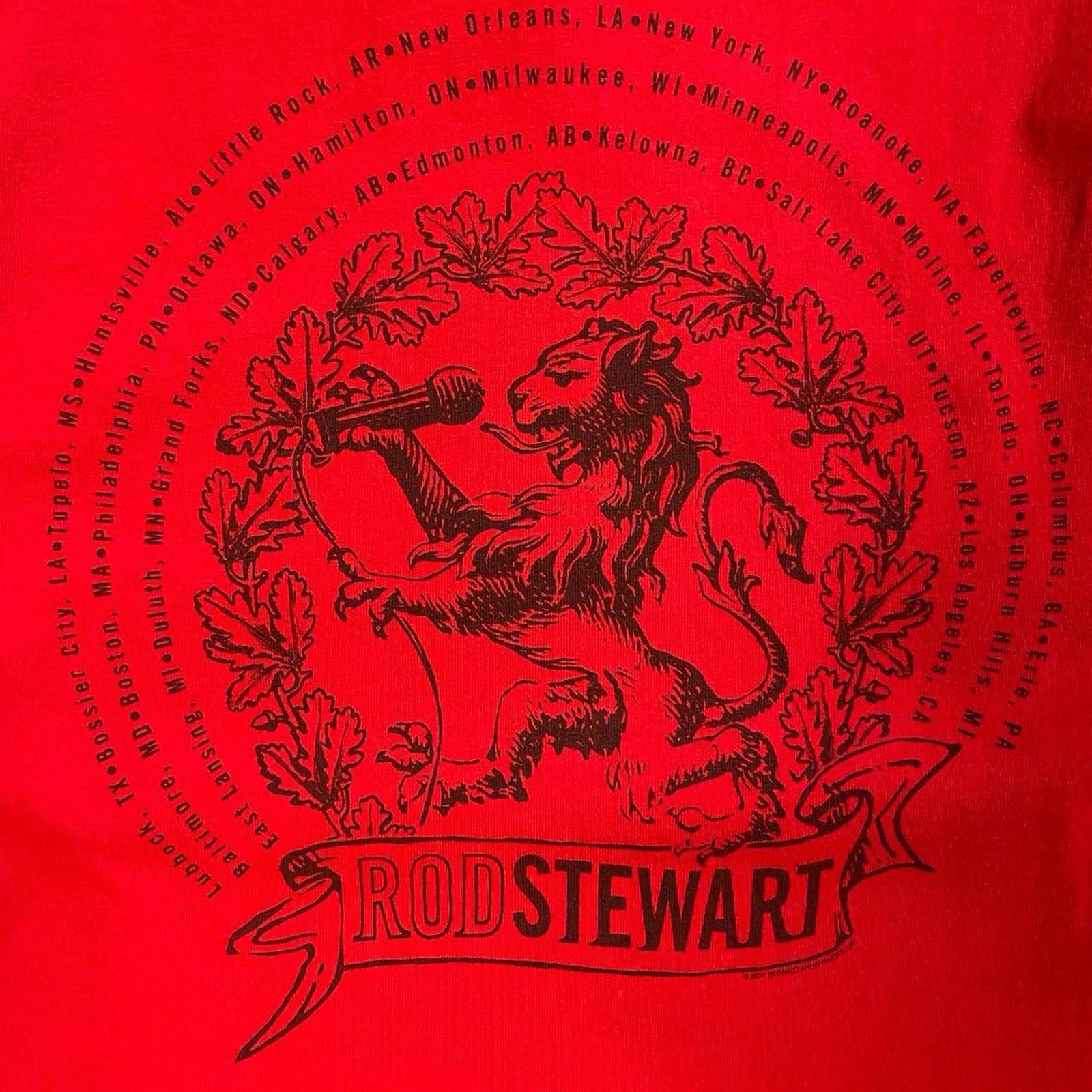Band Tees Vintage 2001 Rod Stewart Tee Size US L / EU 52-54 / 3 - 6 Thumbnail