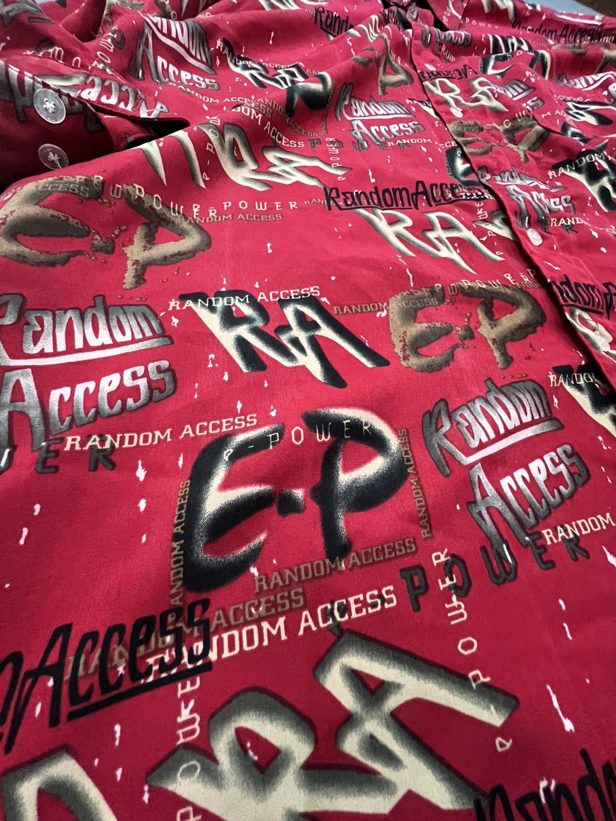 Other PUBLIC ACCESS NYC Spell Out Print Shirt Size US L / EU 52-54 / 3 - 6 Thumbnail