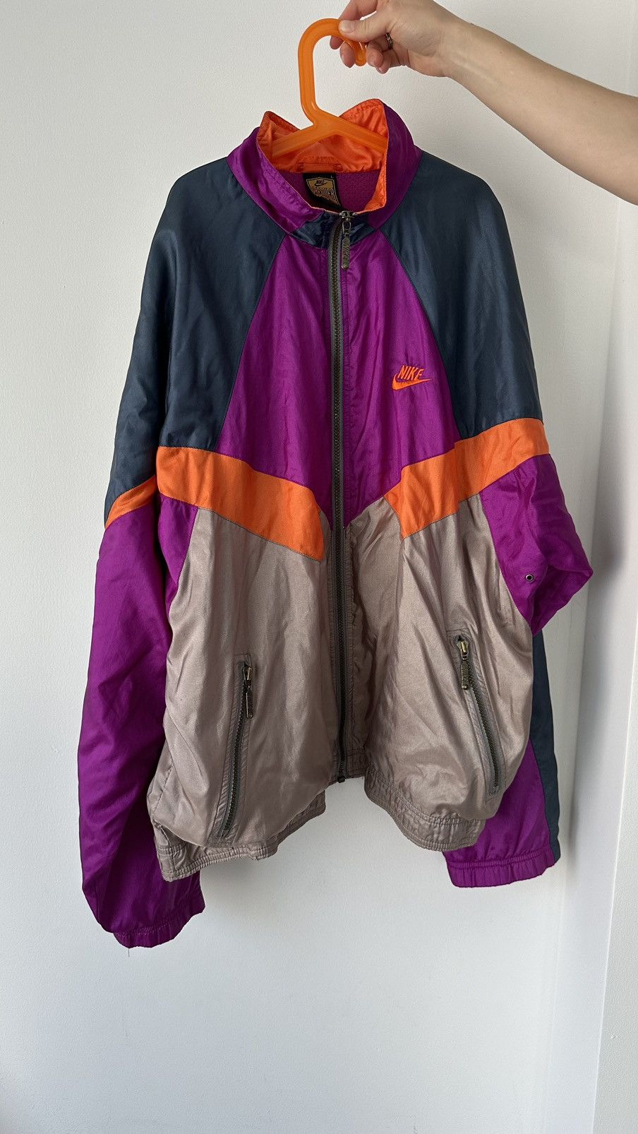 Nike × Vintage Windbreaker Nike Premier 80’s Size US L / EU 52-54 / 3 - 9 Thumbnail