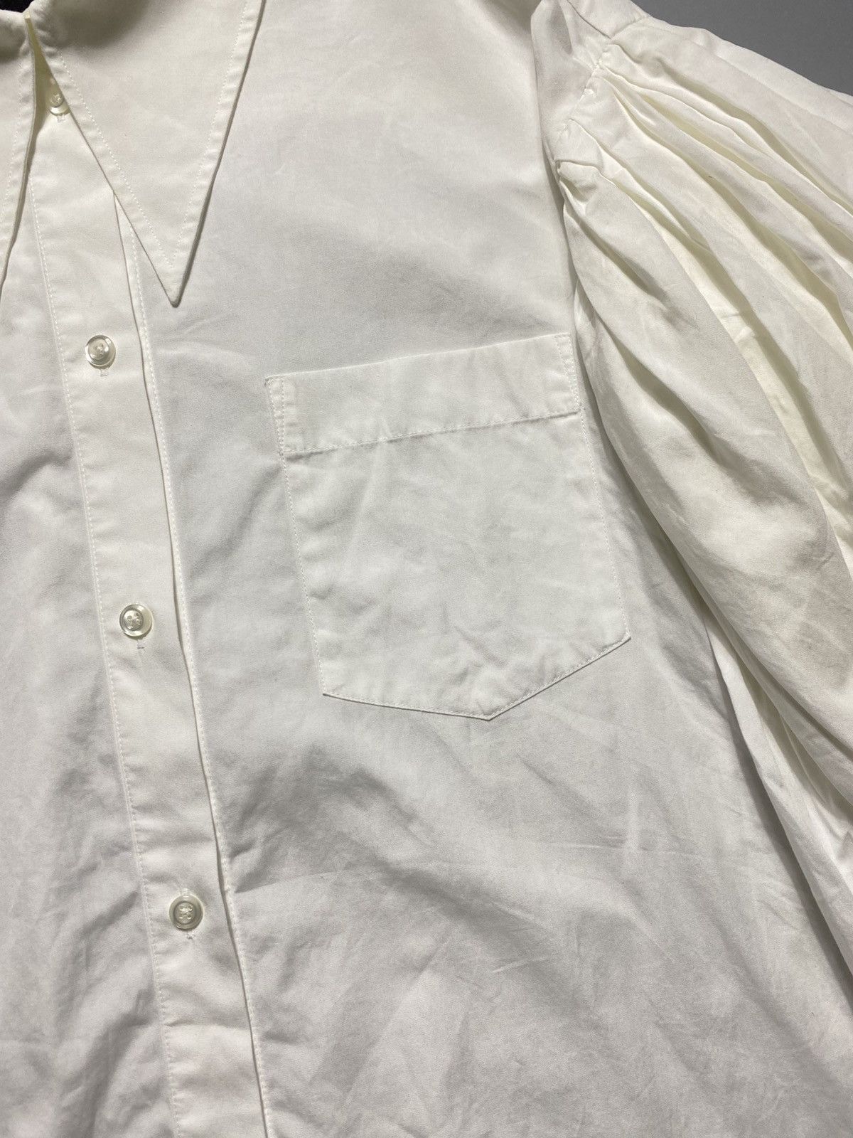 Simone Rocha SIMONE ROCHA WHITE COTTON PUFF SLEEVES Size XS / US 0-2 / IT 36-38 - 7 Thumbnail