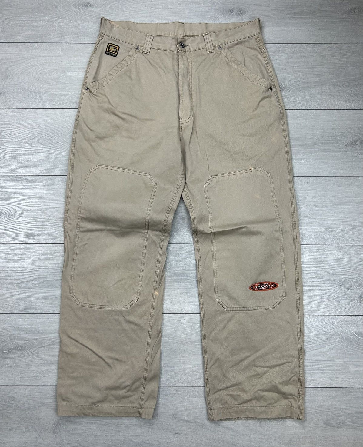 Big Star × Vintage Big Star Vintage Workwear Skateboarding Pant size 36 Size US 36 / EU 52 - 2 Thumbnail