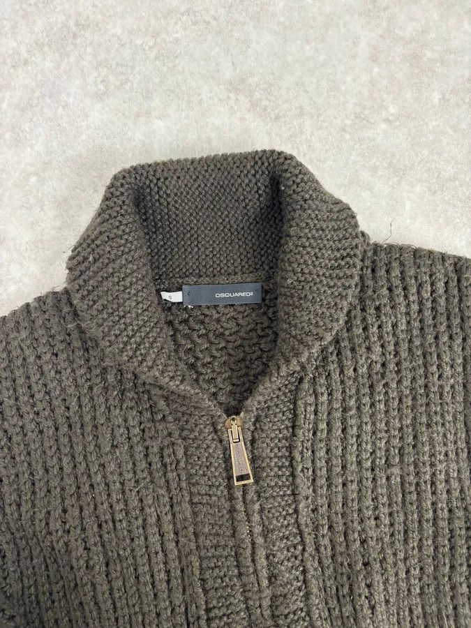 Dsquared2 2000s Dsquared2 Brown Premium Zip-up Cardigan Sweater Size US M / EU 48-50 / 2 - 4 Thumbnail