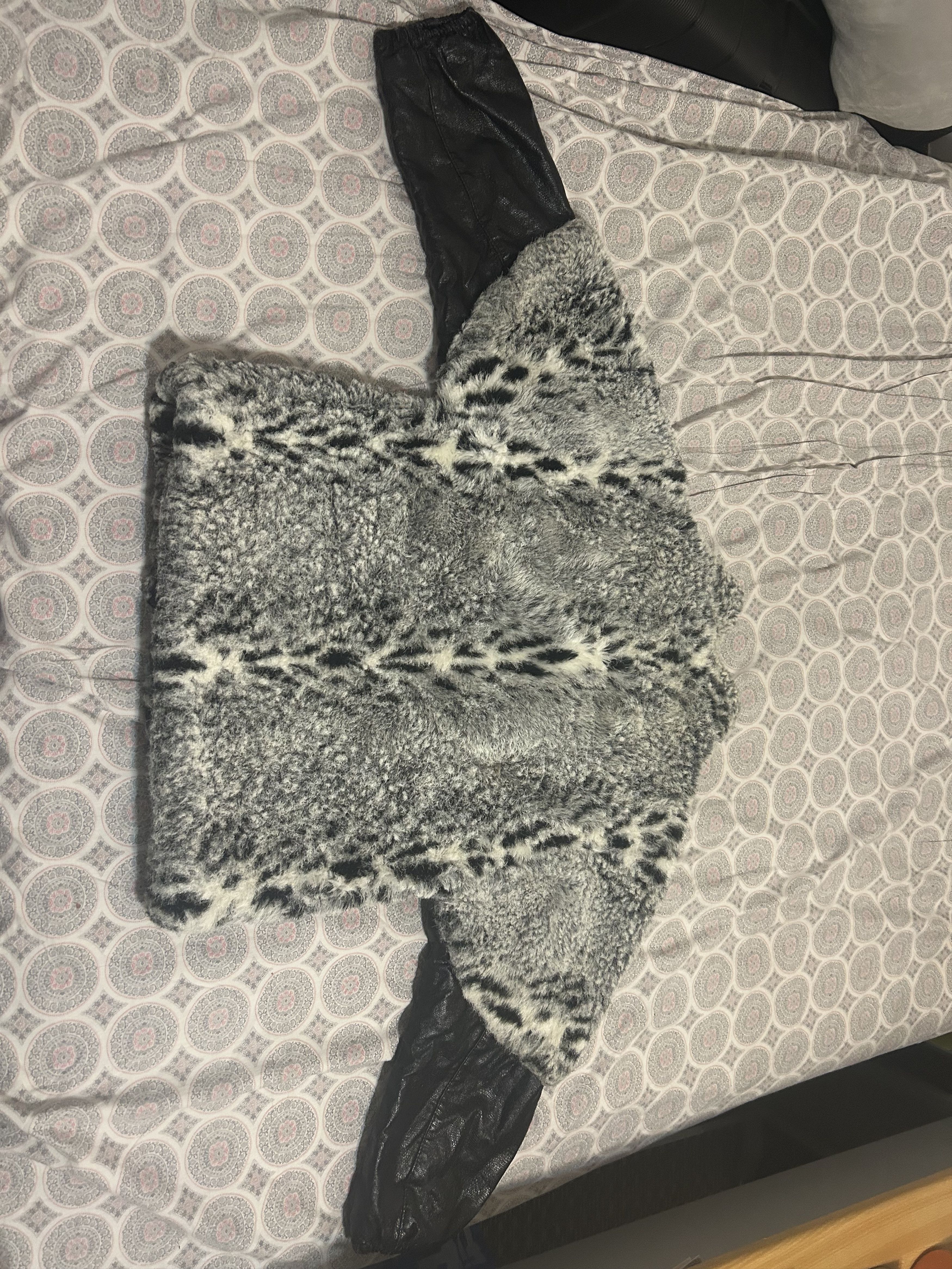 Other Hillmoor new york black and grey faux fur jacket Size US M / EU 48-50 / 2 - 2 Thumbnail
