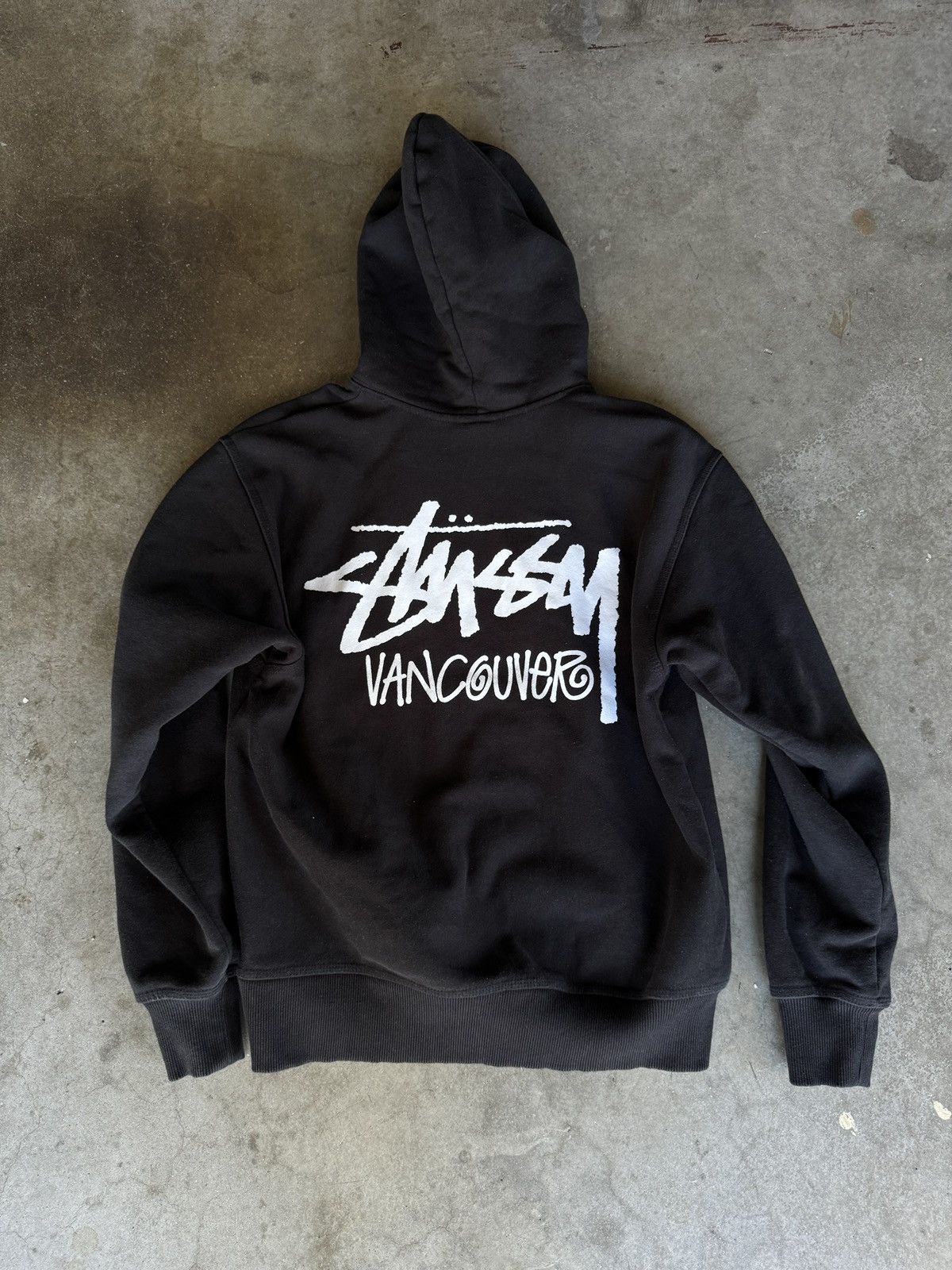 Stussy Stussy Vancouver Chapter Hoodie Sweatshirt Black | Grailed