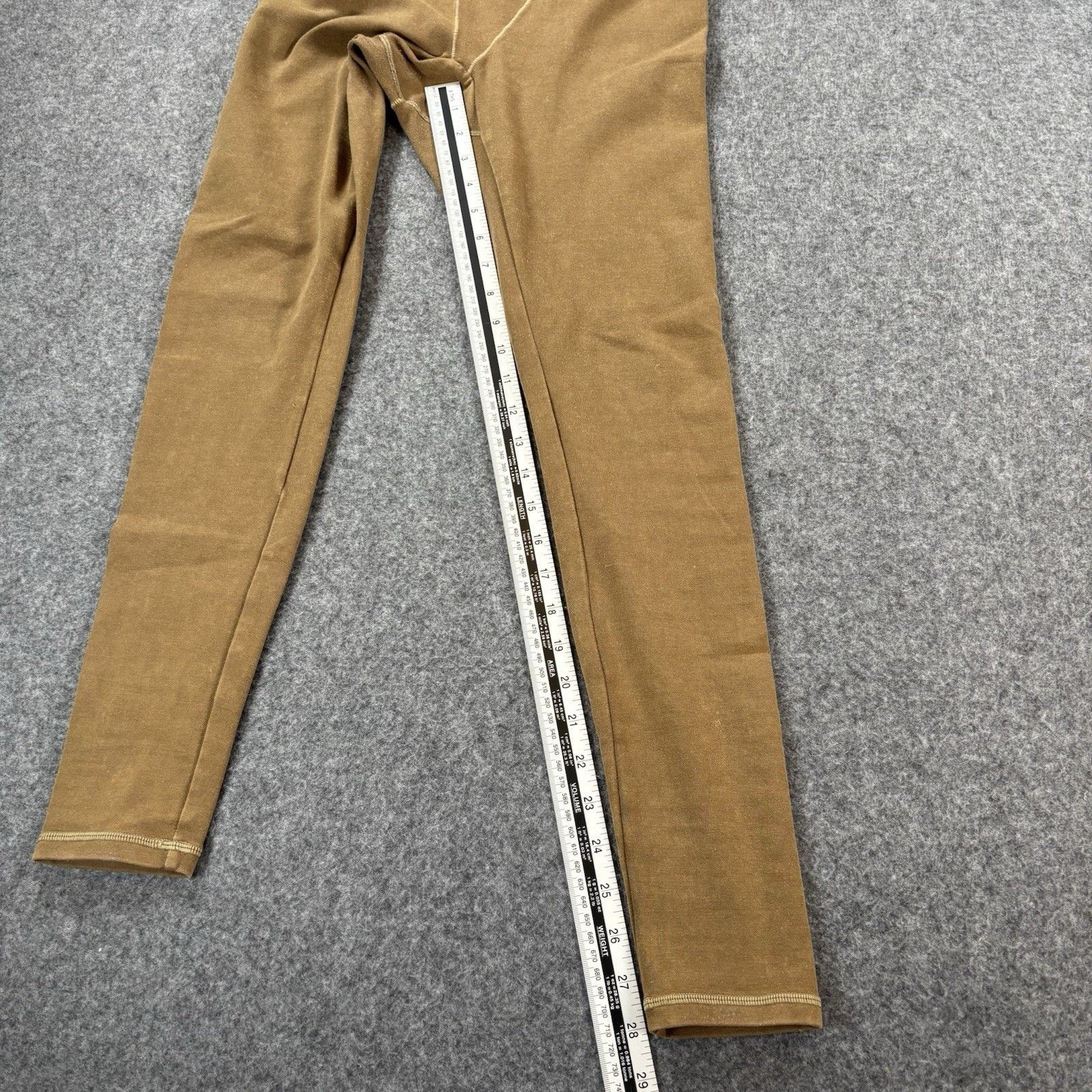SKIMS SKIMS Thermal Leggings Pants Brown Fleece Leggings Women’s S Size 27" / US 4 / IT 40 - 6 Thumbnail