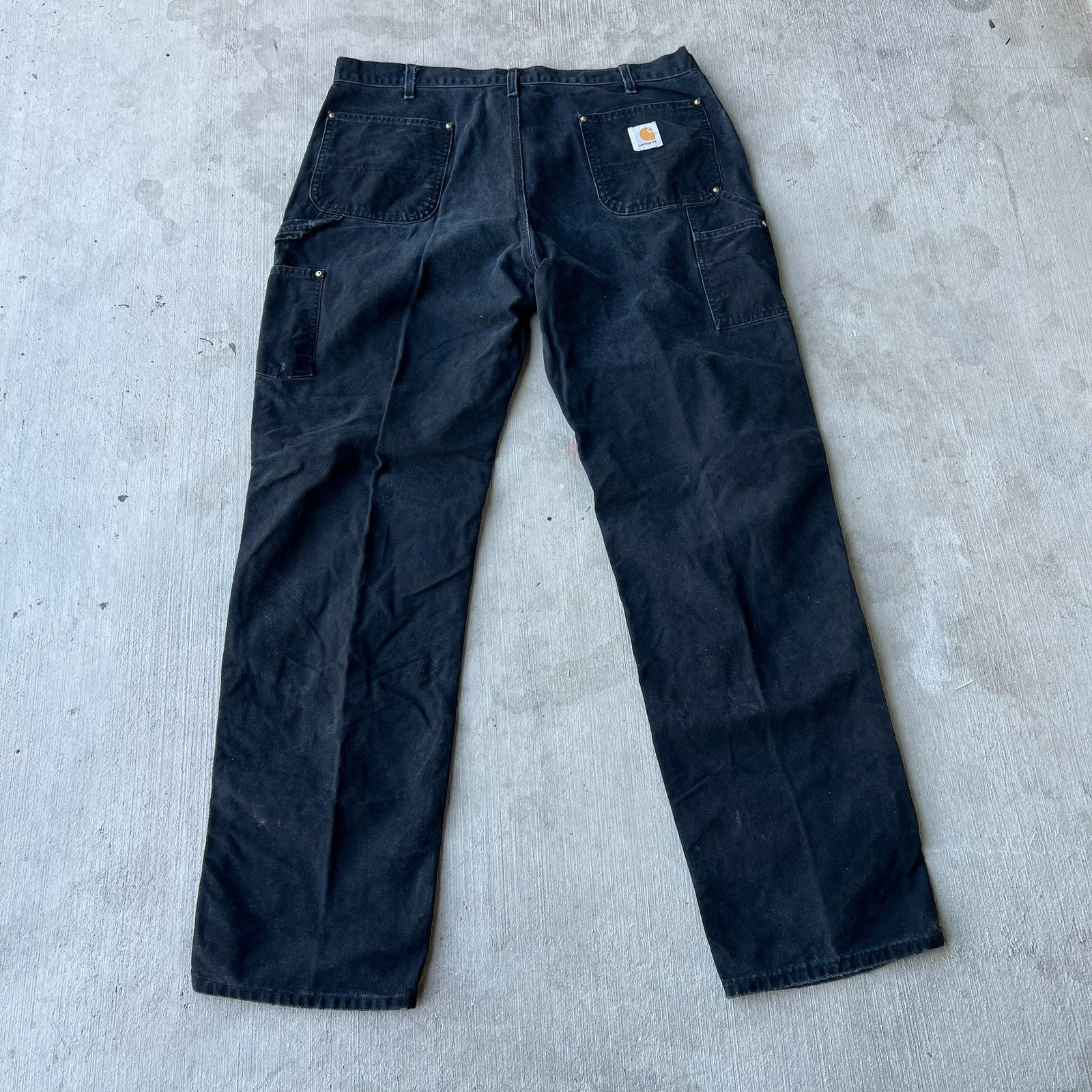 Carhartt × Vintage Carhartt black double knee work wear carpenter pants Size US 40 / EU 56 - 4 Thumbnail