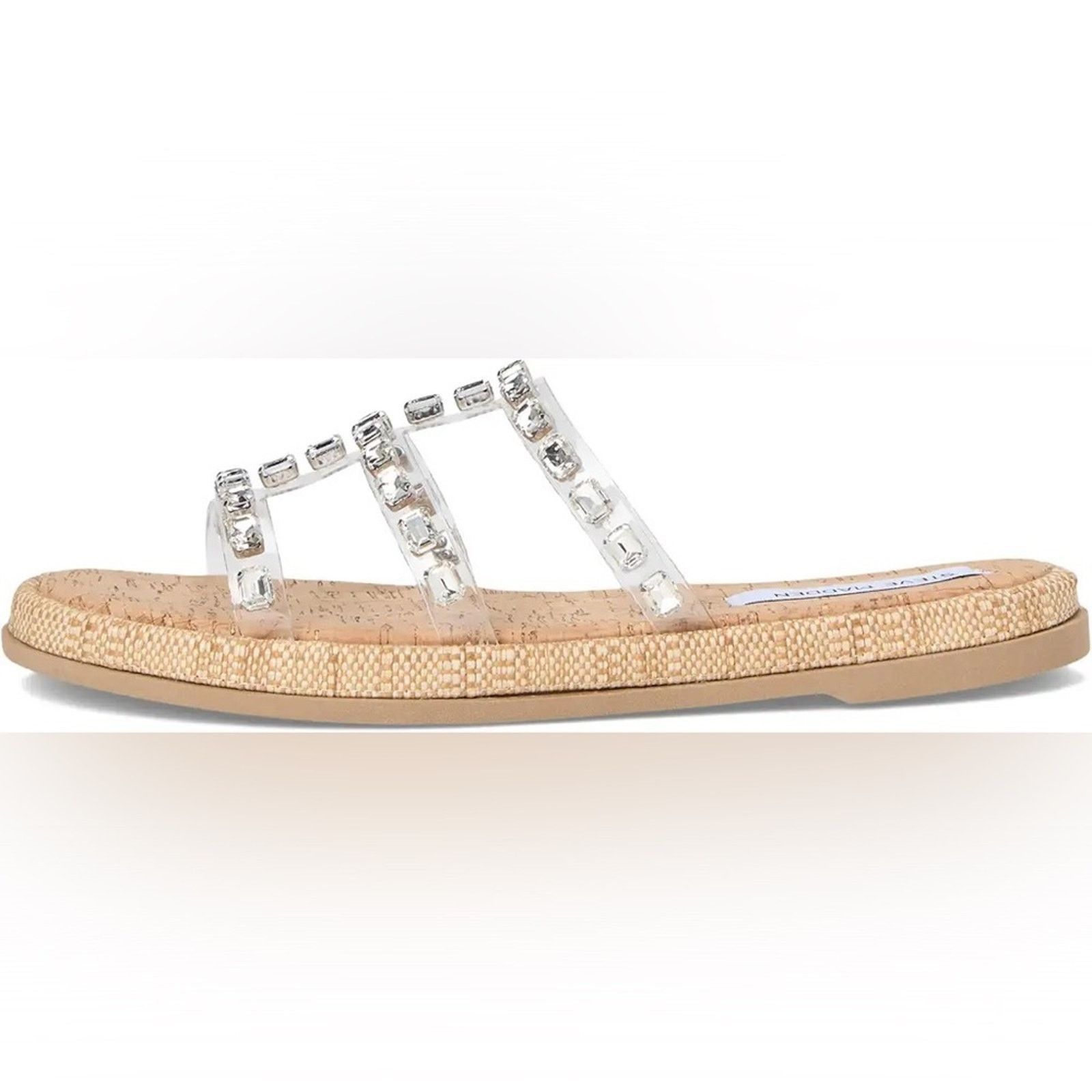 Steve Madden Steve Madden Women's Sandals with Clear and Silver Accents Size US 8 / IT 38 - 4 Thumbnail