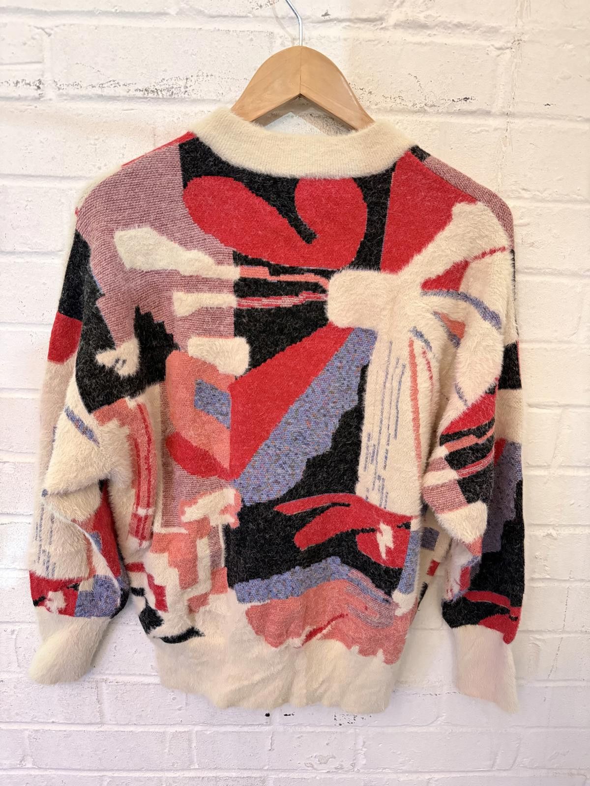 Desigual Desigual Women's Abstract Patterned Sweater Size M / US 6-8 / IT 42-44 - 1 Thumbnail