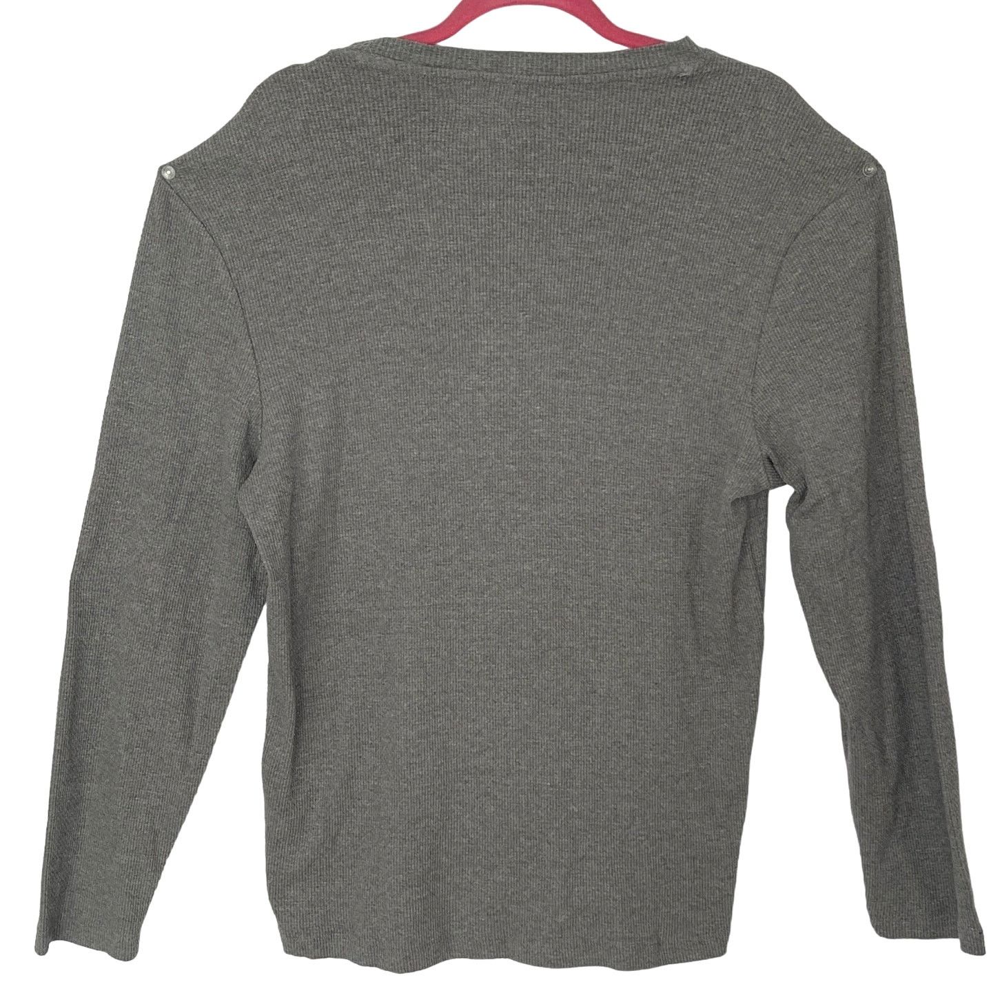 Alfani Alfani Knit Textured Crew Neck Long Sleeve Shirt Oxf Heather Size US M / EU 48-50 / 2 - 4 Thumbnail