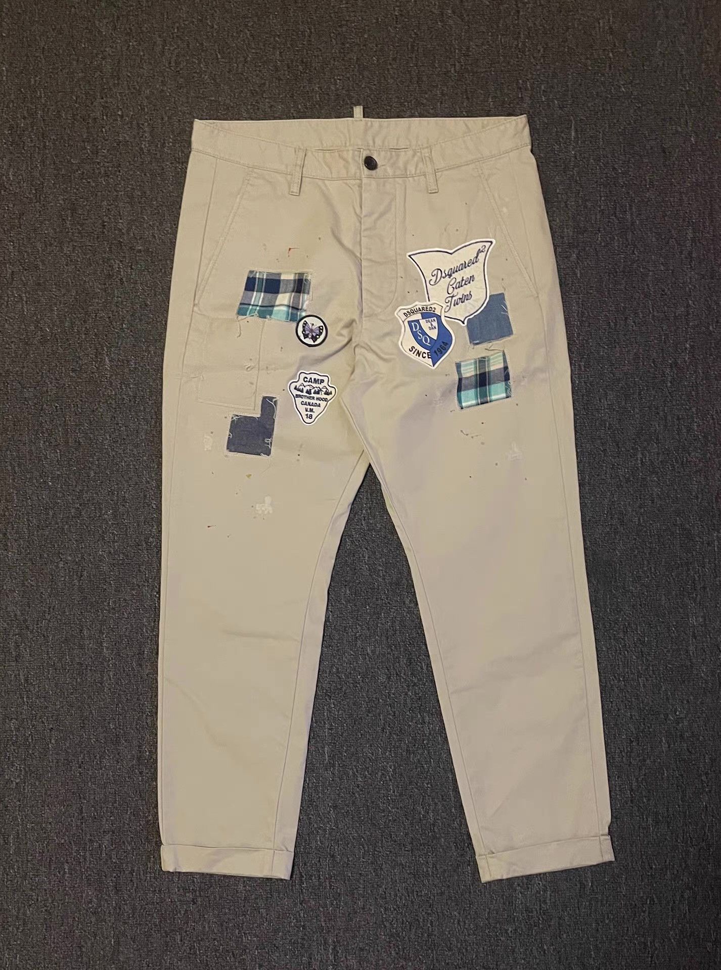 Dsquared2 Dsquared2 khaki casual pants Q4 Size US 34 / EU 50 - 1 Thumbnail