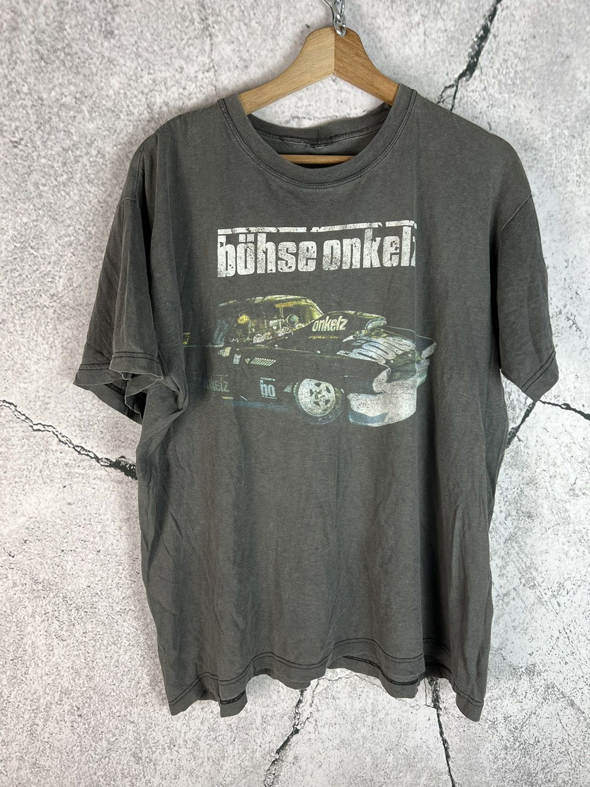 Band Tees Vintage Bohze Onkelz car moto Faded Band Long Tee Size US L / EU 52-54 / 3 - 1 Thumbnail