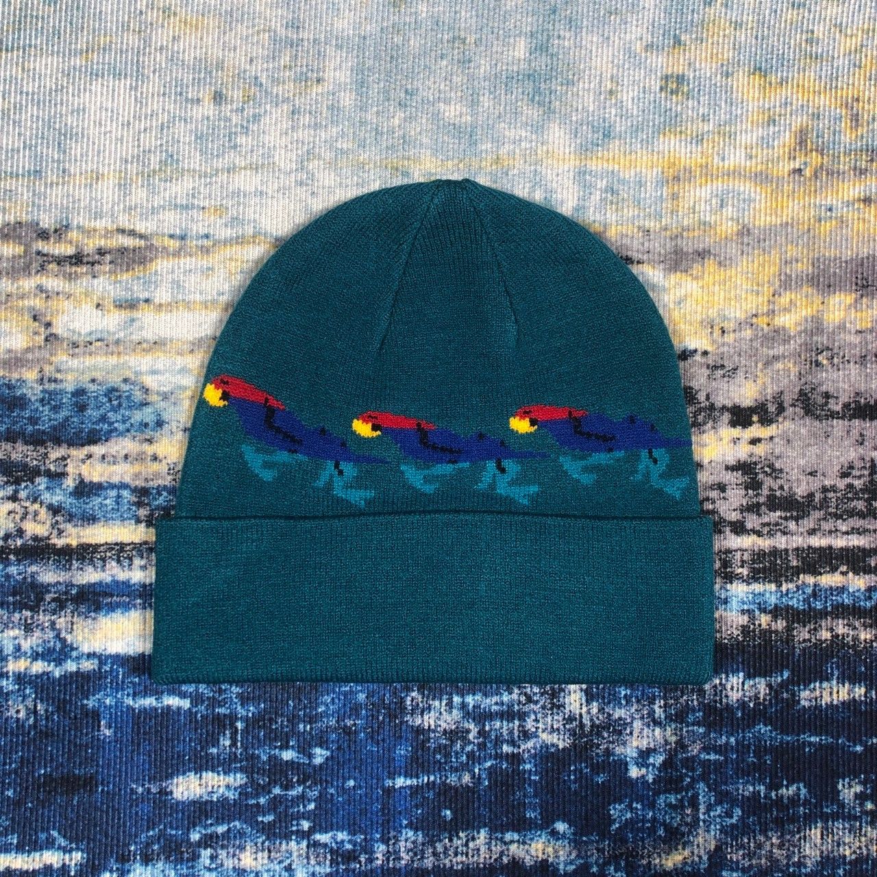Stussy × Vintage Stussy Parrot Cuff Beanie Size ONE SIZE - 2 Thumbnail