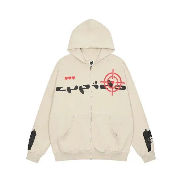 VIBE Y2K Pistol Graphic Hoodie Sweatshirt Size US L / EU 52-54 / 3 - 6 Thumbnail