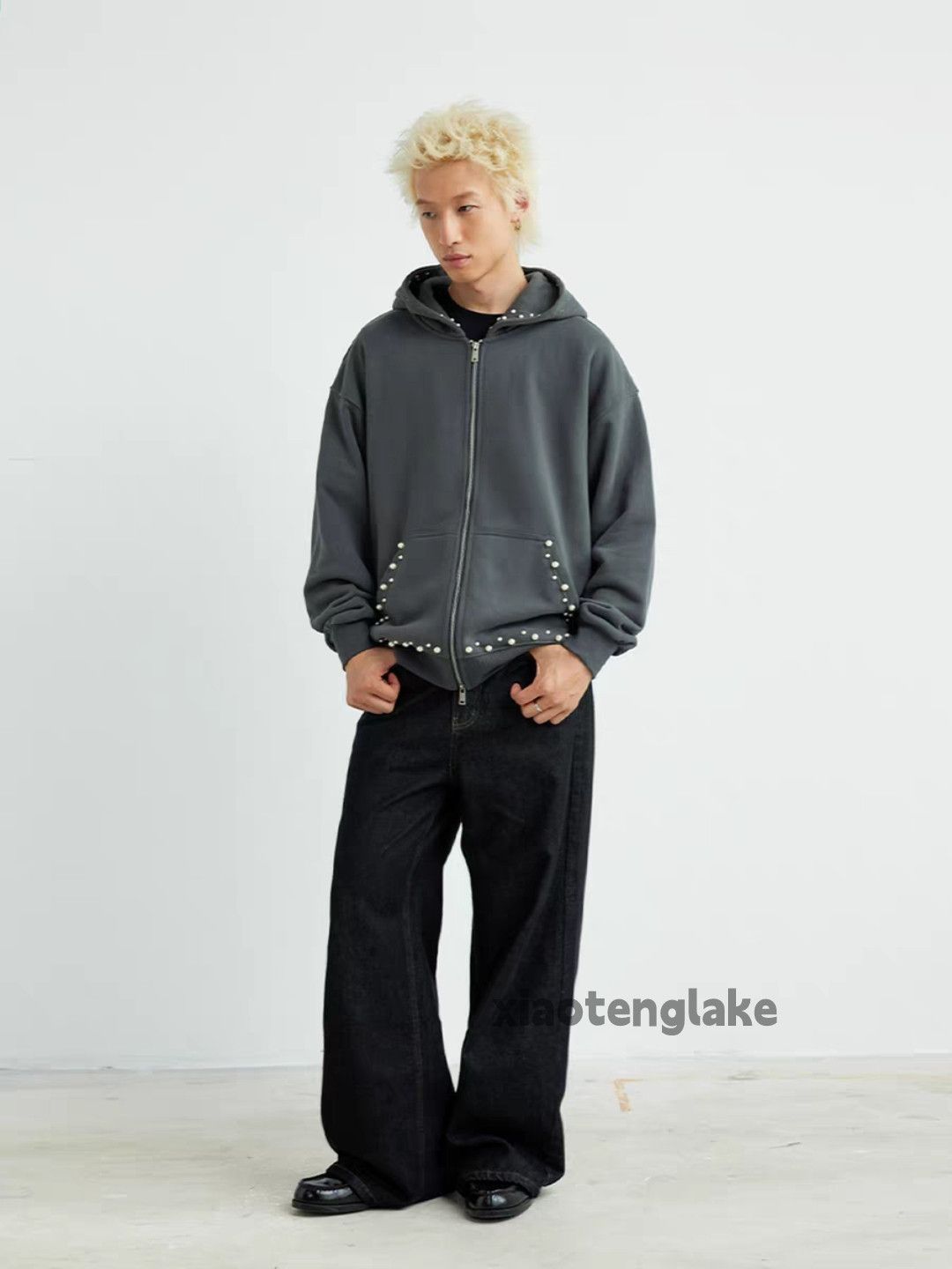 Vintage Utility skate hiphop loose yuppie cleanfit y2k hoodie Size US L / EU 52-54 / 3 - 4 Thumbnail