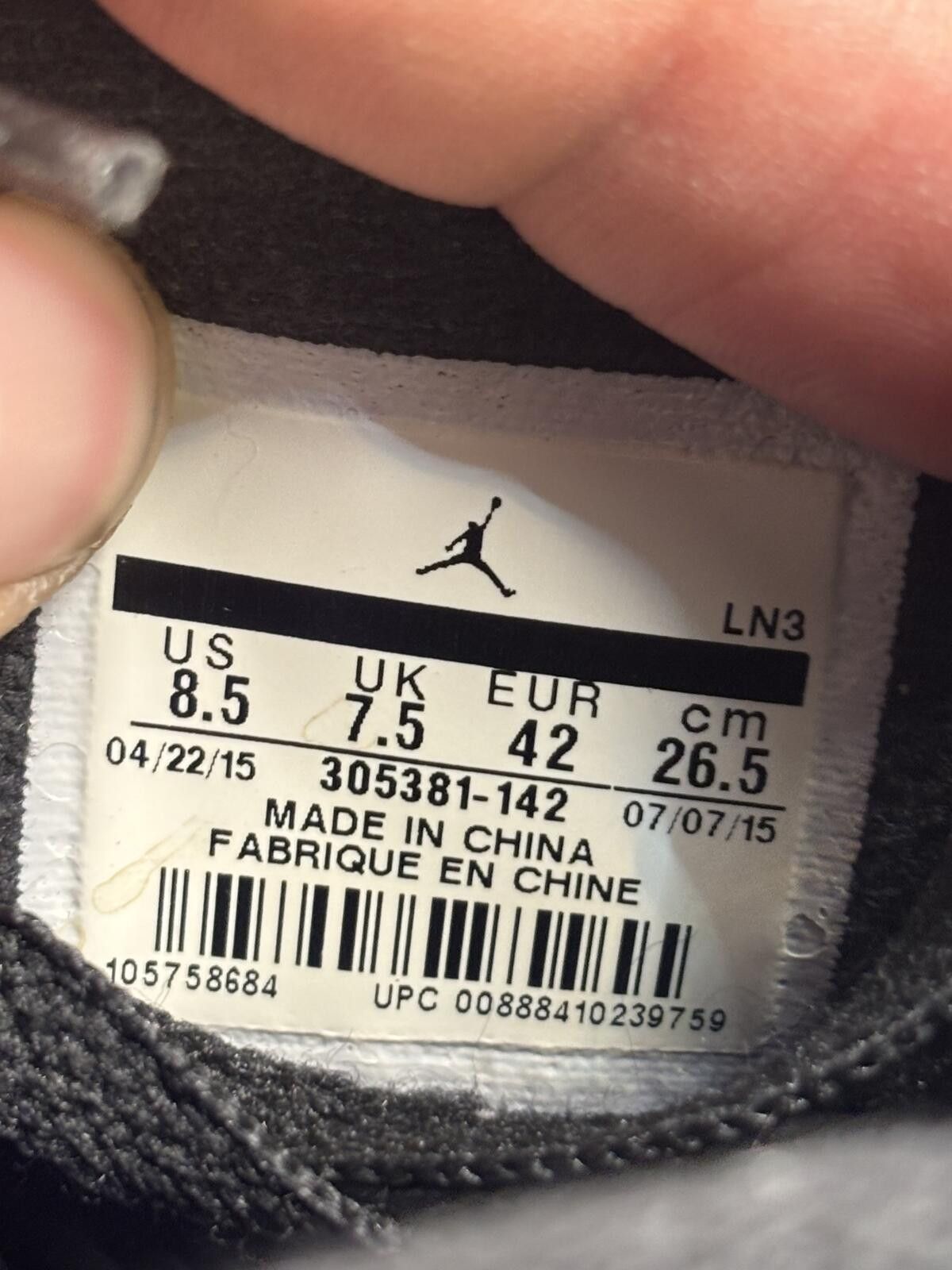 Jordan Brand Air Jordan 8 retro three peat Size US 8.5 / EU 41-42 - 6 Thumbnail