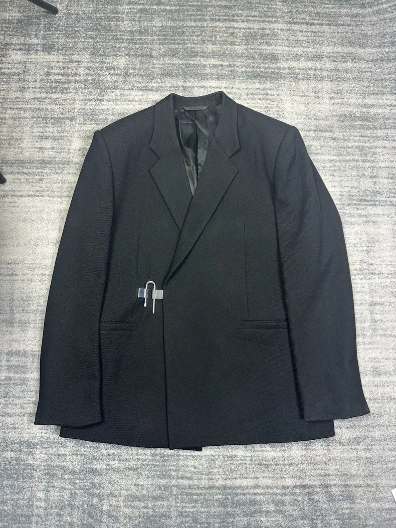 Givenchy Givenchy Size46 Black buckle casual suit 46 size / 98 new / Size US XL / EU 56 / 4 - 1 Thumbnail