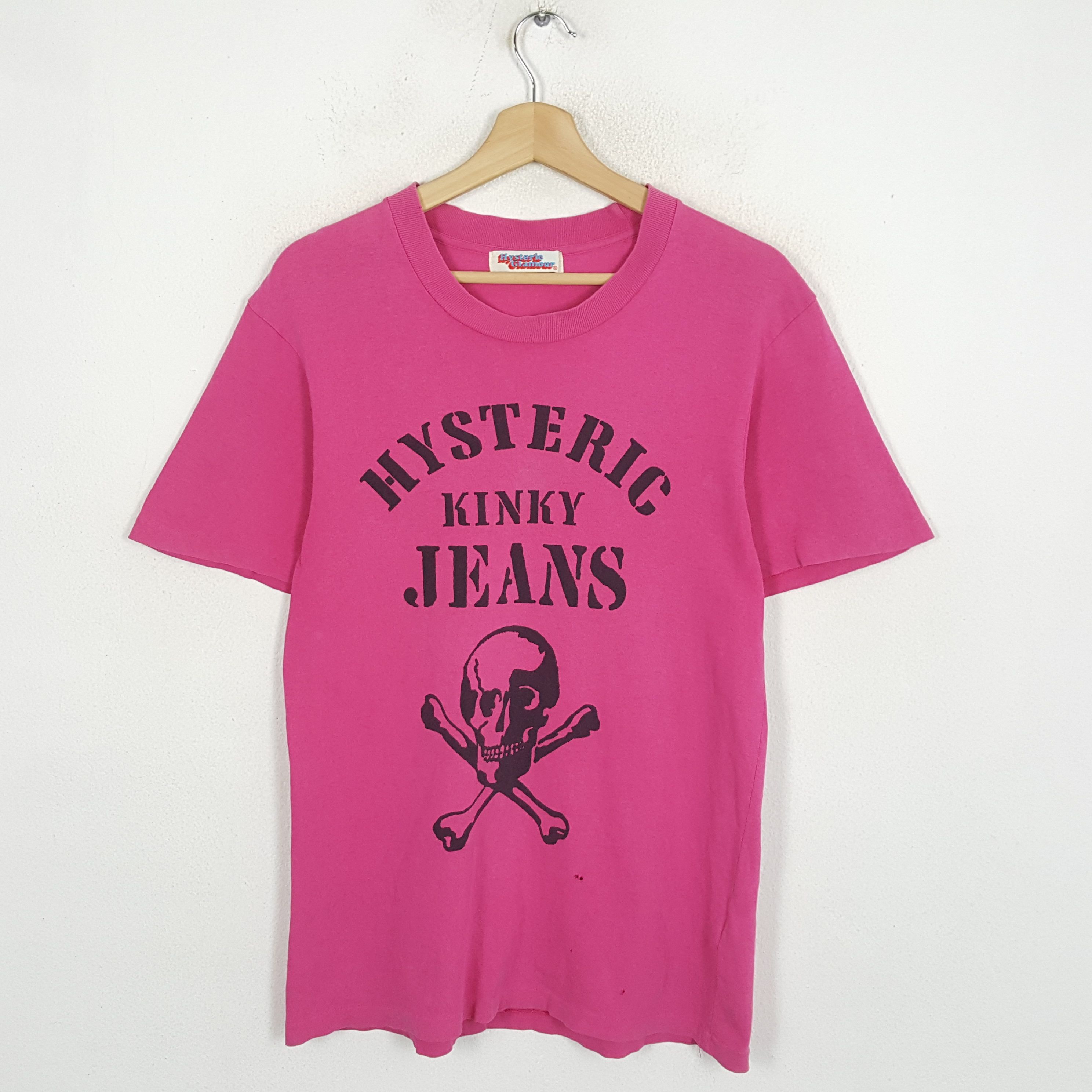 Pre-owned Hysteric Glamour X Vintage Hysteric Glamour Japanese Fashion Brand Pink T-shirt