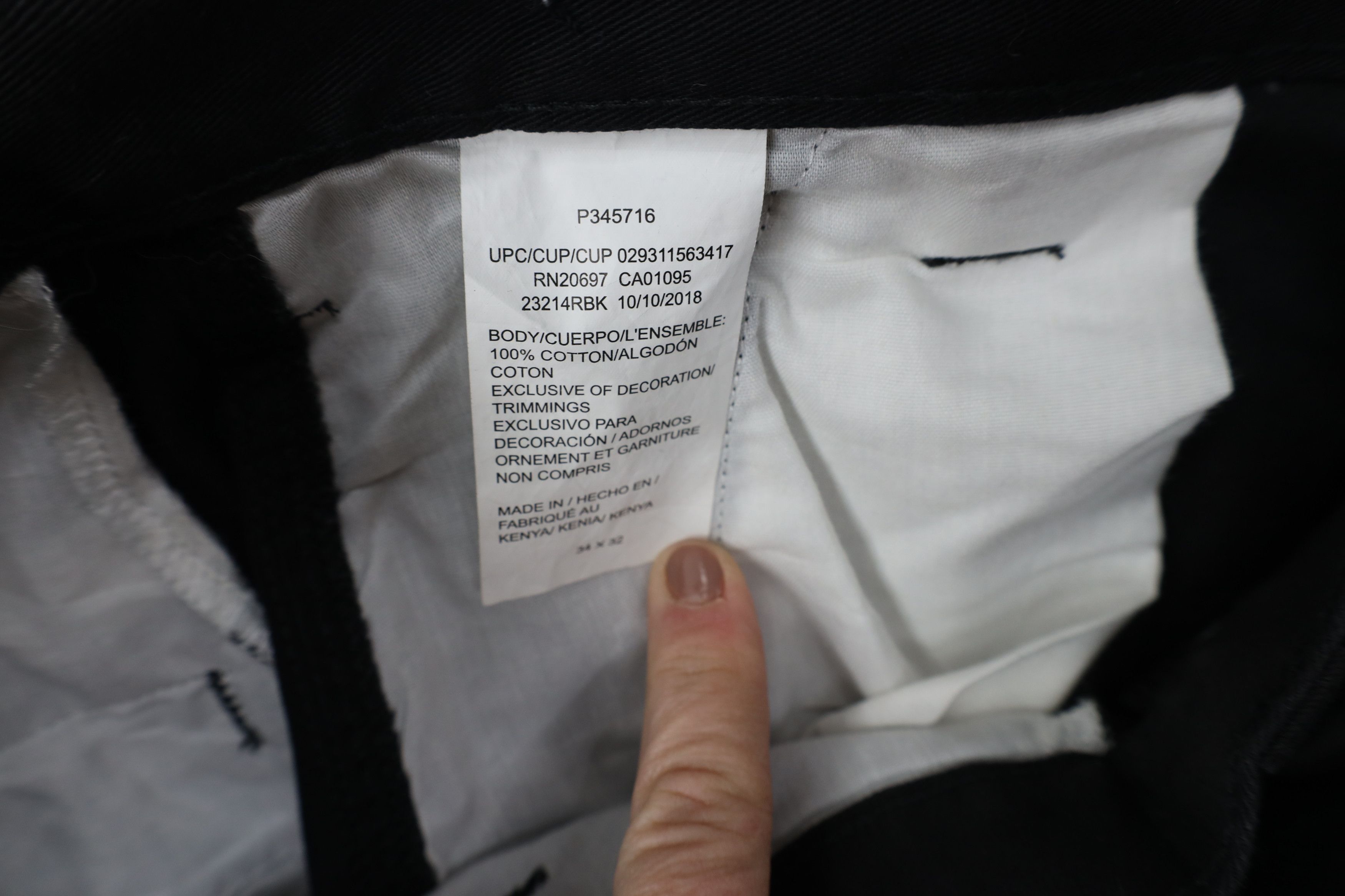 Deadstock Vintage Y2K Dickies Fit Wide Leg Cargo Pants Black