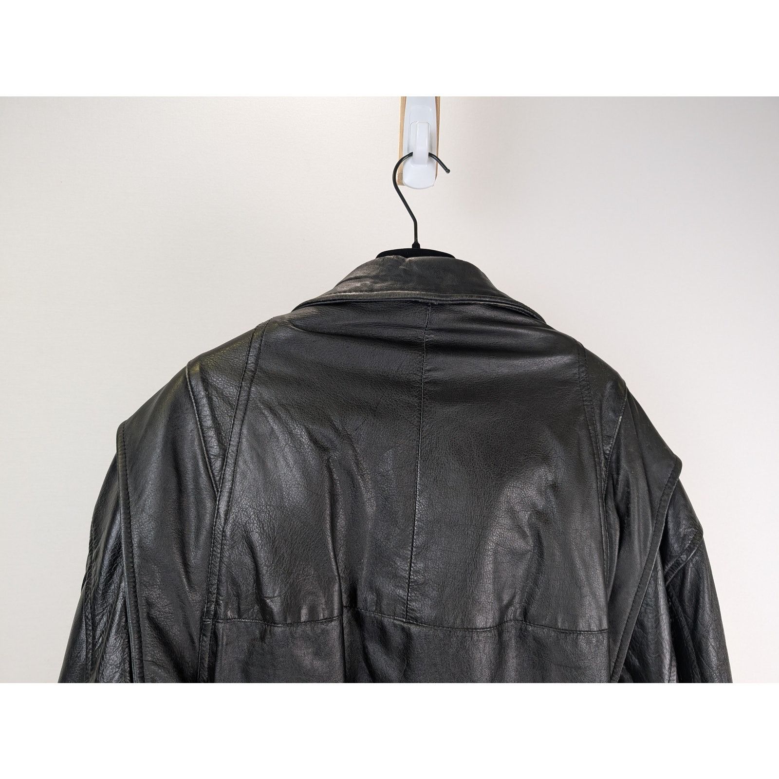 Balenciaga o1rshd1 Upcycled Biker Jacket in Black Size US M / EU 48-50 / 2 - 11 Thumbnail