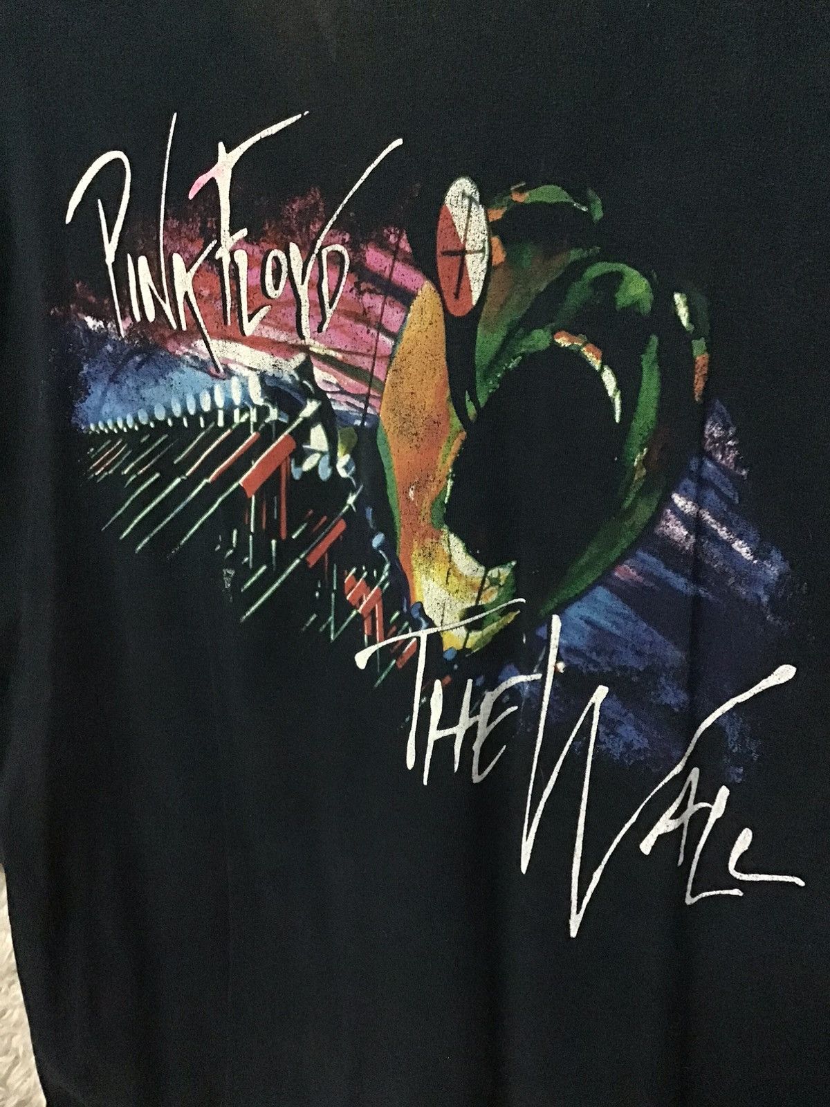 Band Tees × Vintage Vintage pink Floyd the wall Size US XL / EU 56 / 4 - 2 Thumbnail