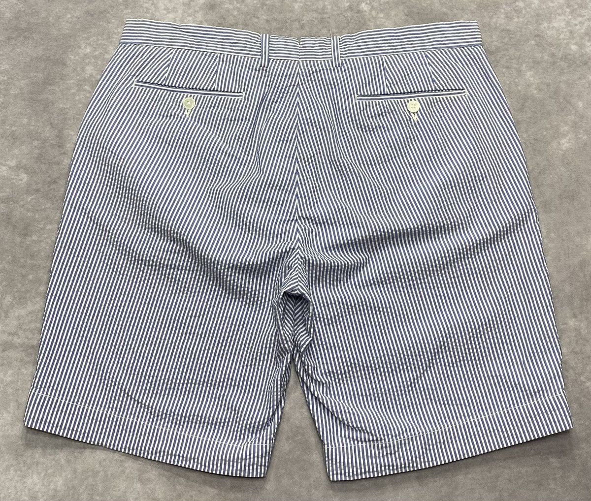 Polo Ralph Lauren 90’s Vintage Polo Ralph Lauren Striped Shorts Size US 35 - 2 Thumbnail