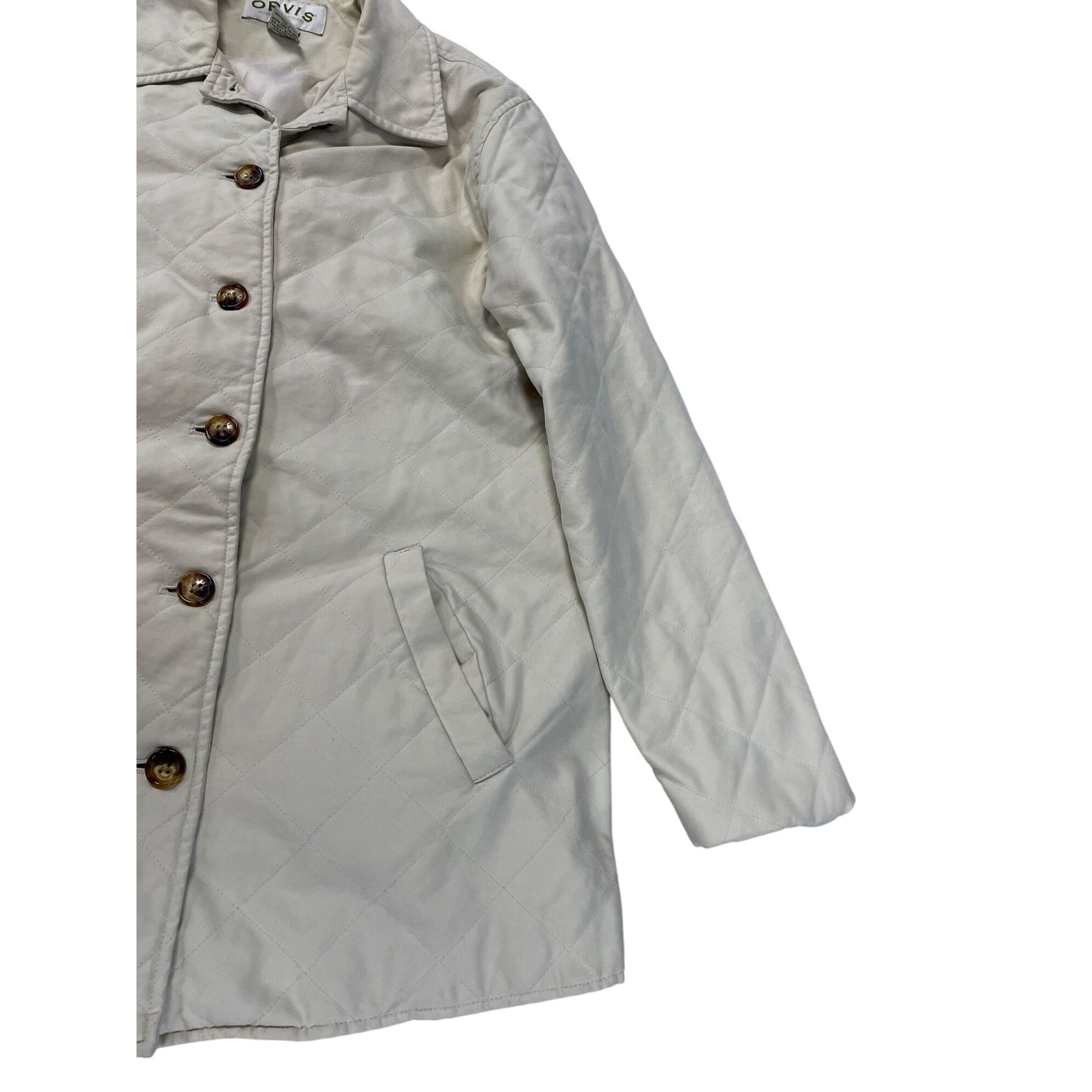 Orvis Orvis Womans Beige Quilted Lightweight Jacket size M SKU 926 Size M / US 6-8 / IT 42-44 - 5 Thumbnail